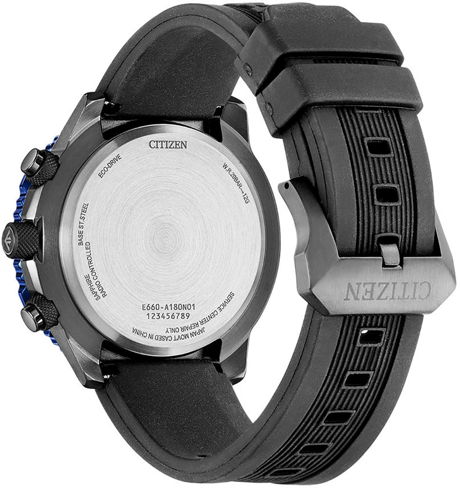 Citizen Funkchronograph »Promaster Sky«, Armbanduhr, Herrenuhr, Solar, Stoppfunktion, bis 20 bar wasserdicht