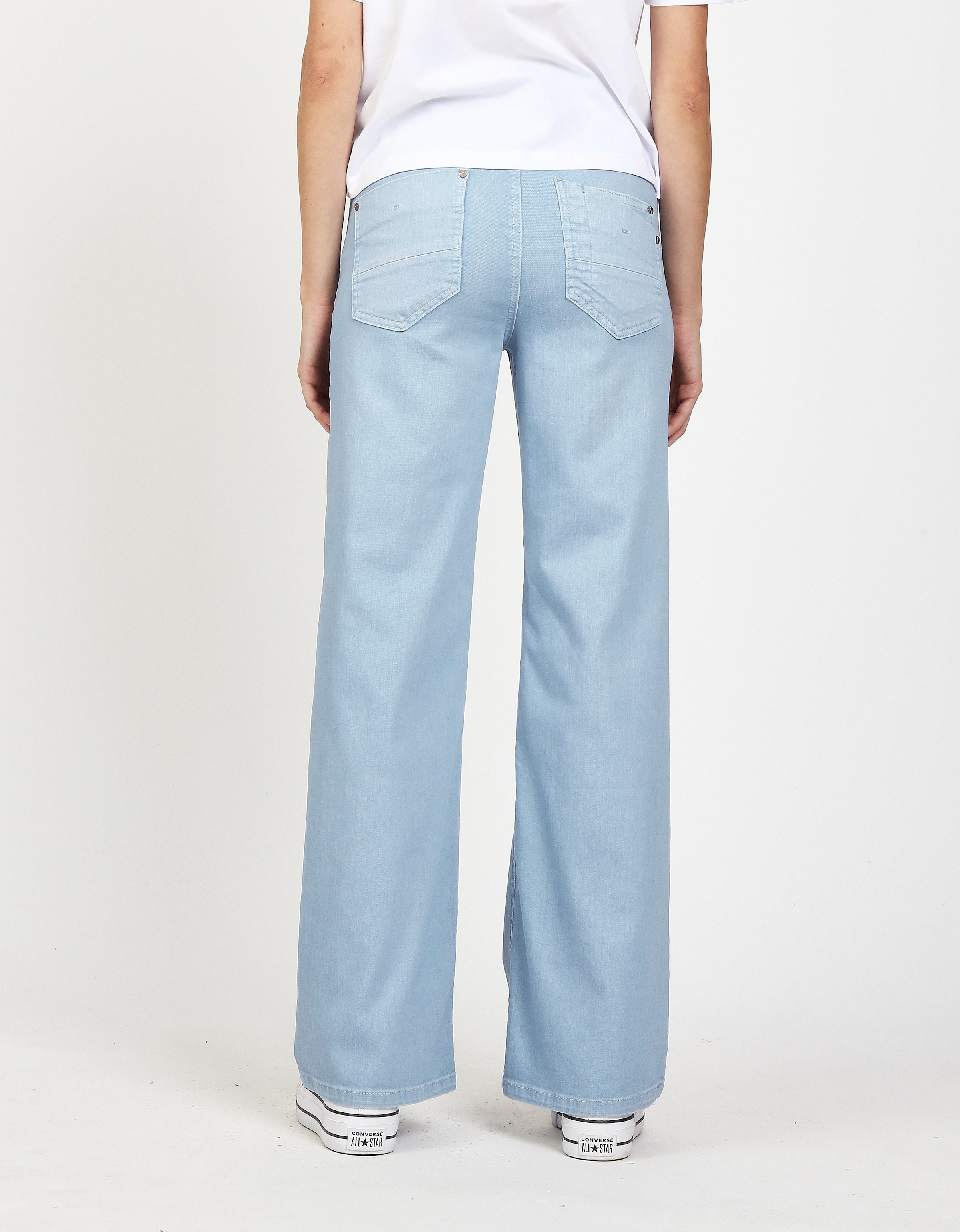 GANG Weite Jeans »94AMELIE WIDE« mit geradem Beinverlauf, weicher Denim