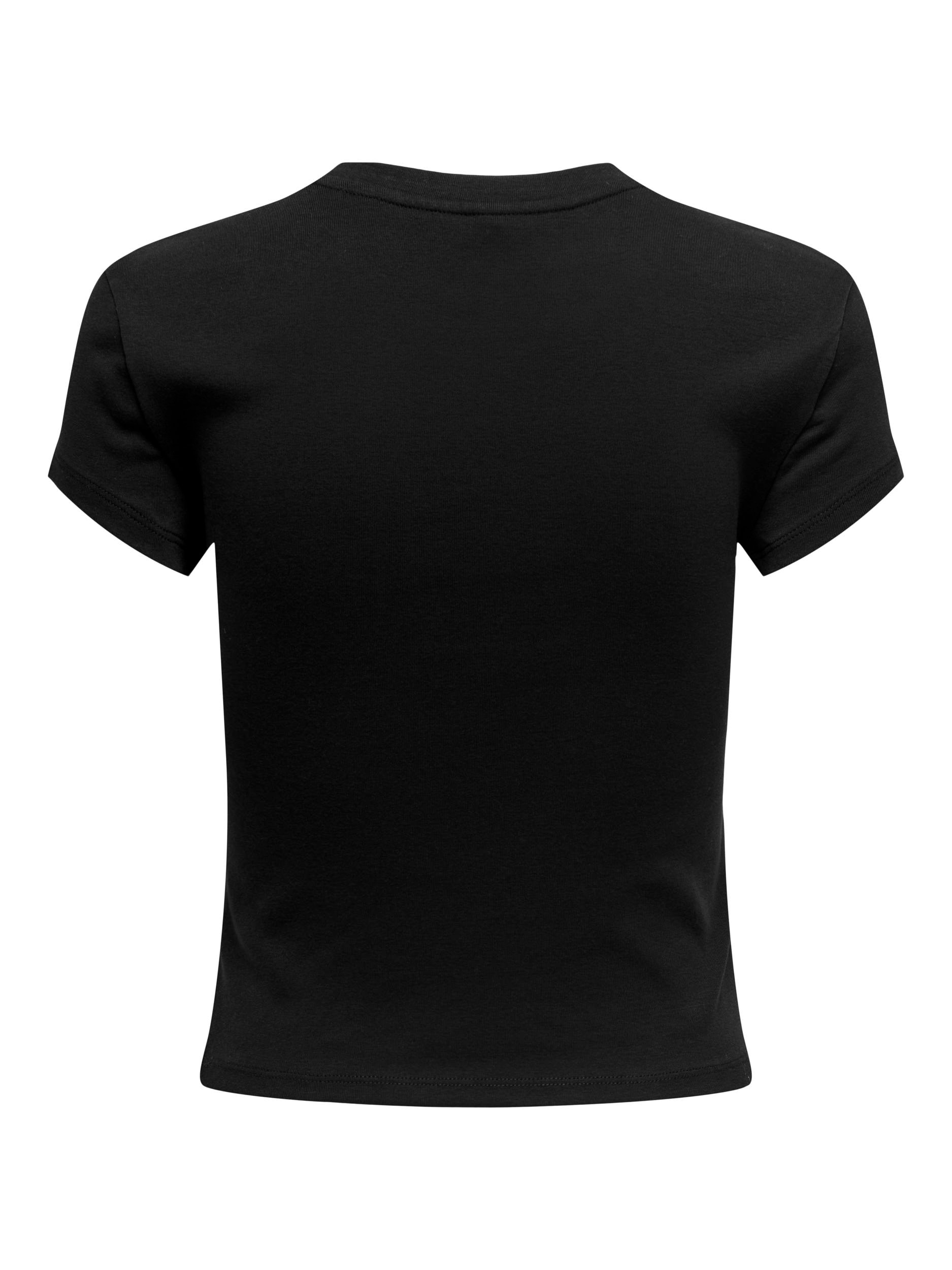 ONLY Kurzarmshirt »ONLELINA S/S O-NECK SHORT TOP JRS NOOS«
