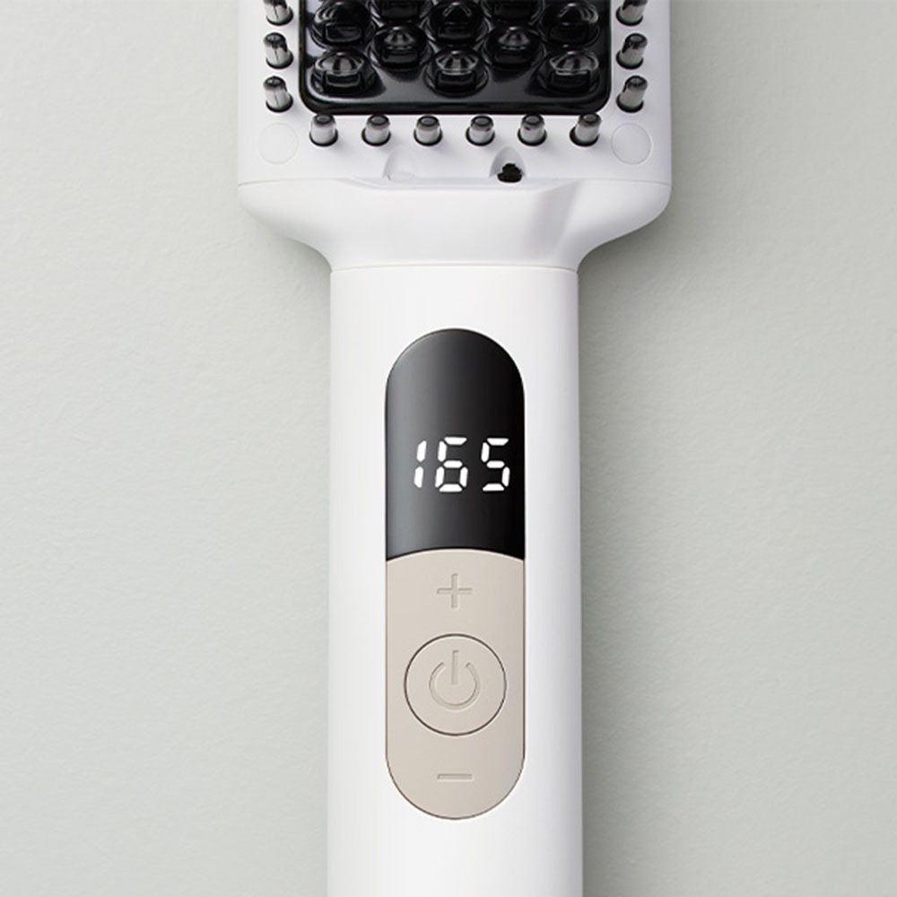 Medion® Glätteisen »Haarglättbürste HB1 (MD19859)«, Keramik-Turmalin, Keramik/Turmalin beschichtete Borsten, Ionen-Technologie