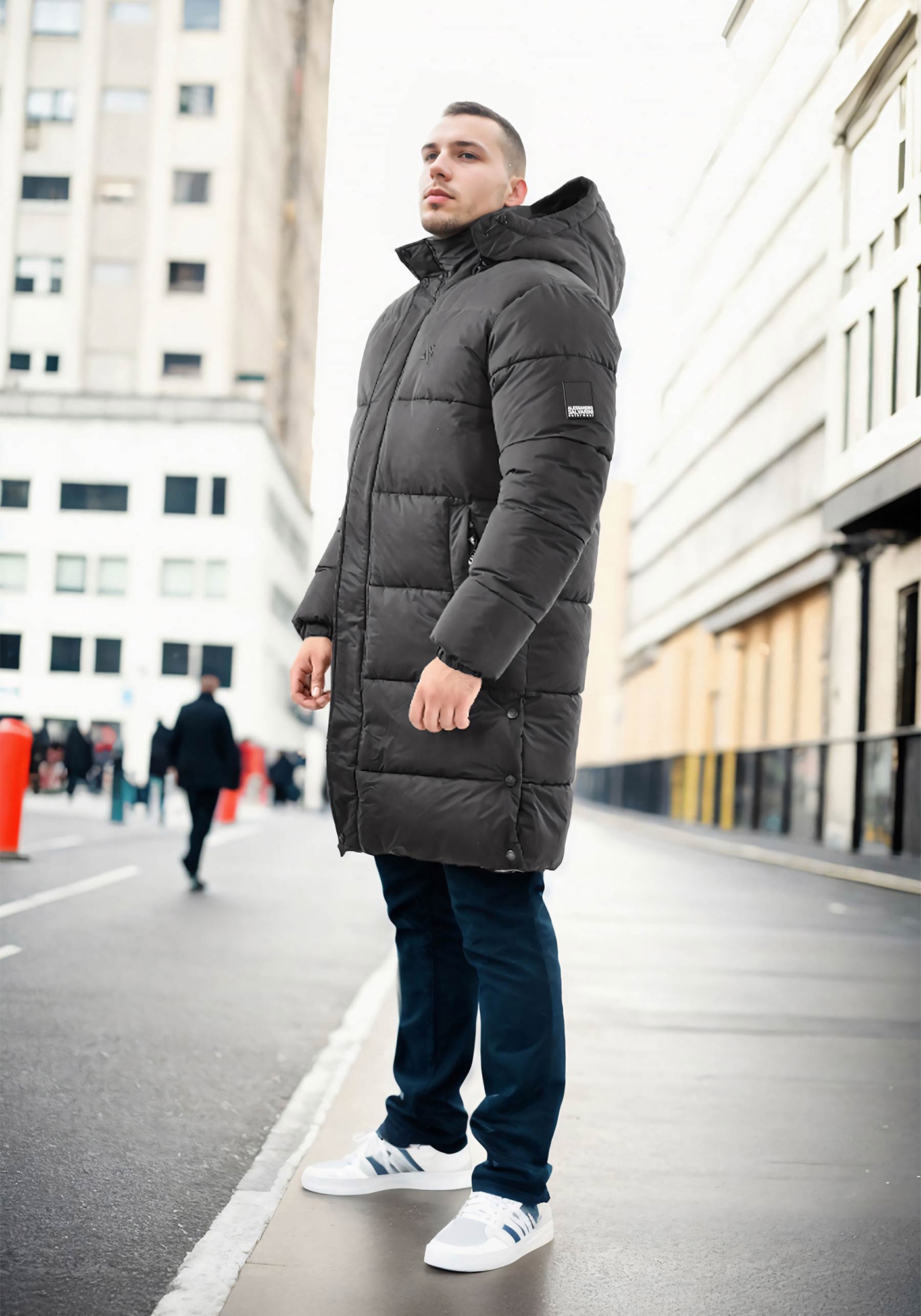 Alessandro Salvarini Winterjacke »Alessandro Salvarini Herren Winter Parka gesteppt AS425«