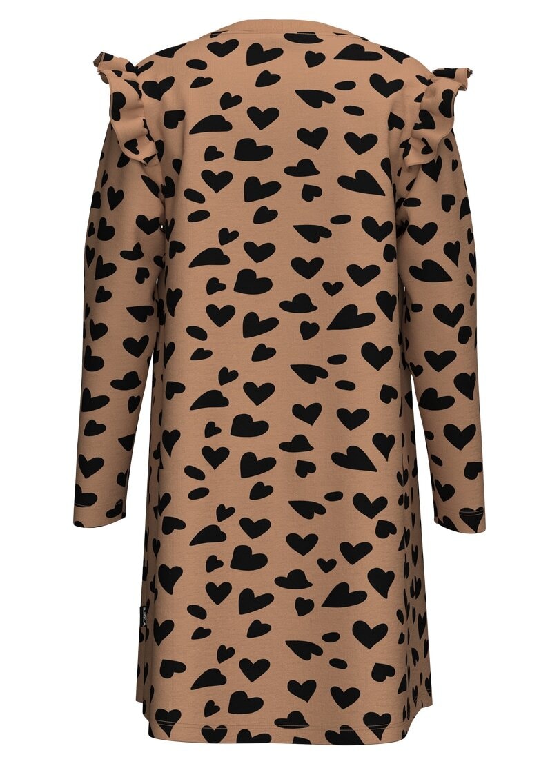Trigema Jerseykleid »TRIGEMA Kleid mit Rüschen und Herzmotiv« 1 tlg.