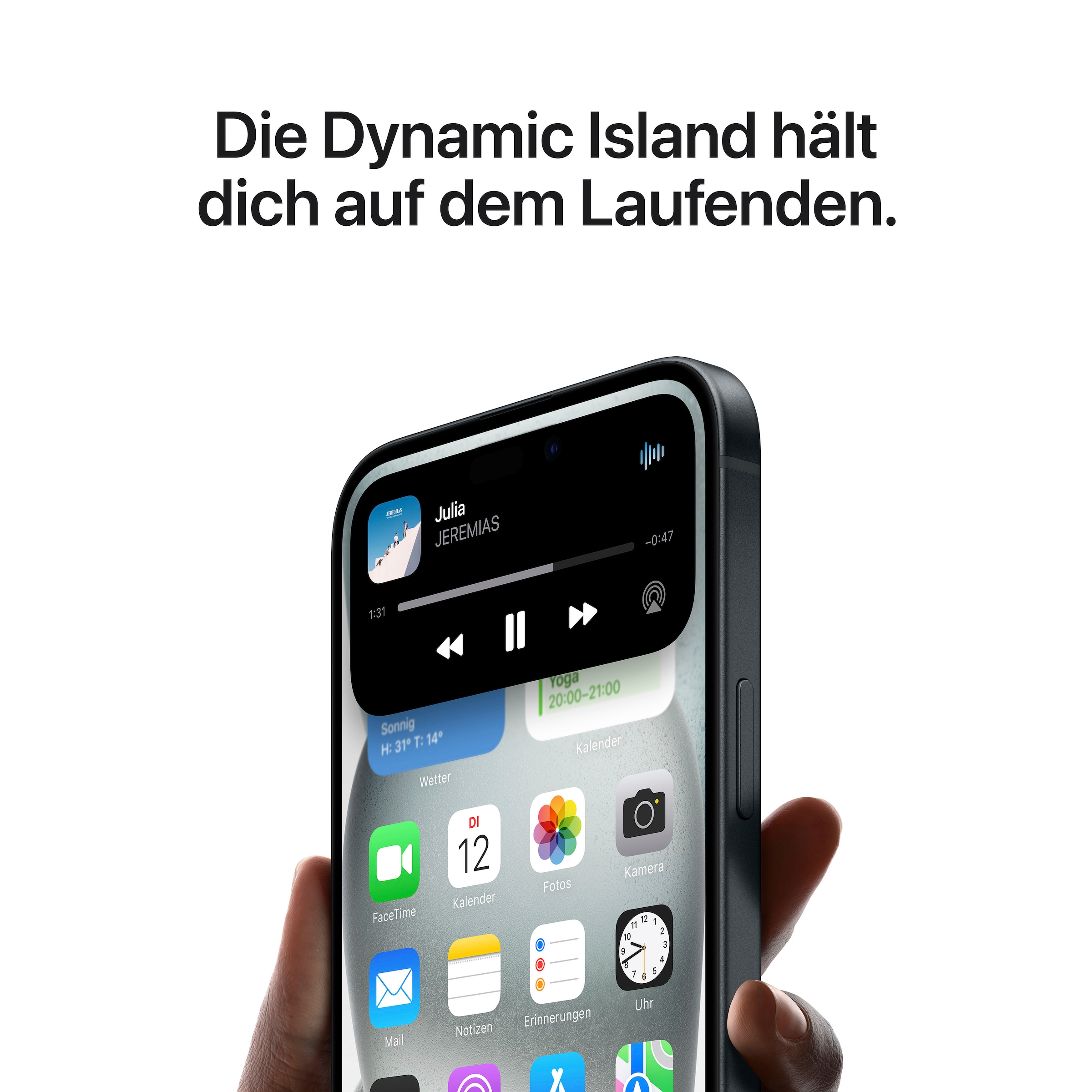 Apple Smartphone »iPhone 15 128GB«, blau, 15,5 cm/6,1 Zoll, 128 GB  Speicherplatz, 48 MP Kamera im OTTO Online Shop