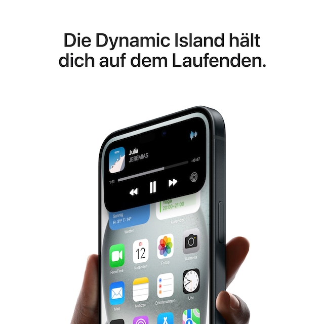 Apple Smartphone »iPhone 15 128GB«, blau, 15,5 cm/6,1 Zoll, 128 GB  Speicherplatz, 48 MP Kamera im OTTO Online Shop