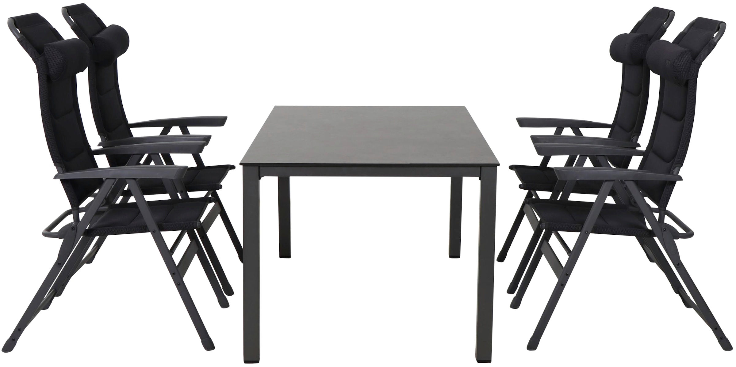 Siena Garden Garten-Essgruppe »Premium«, (5 tlg.)