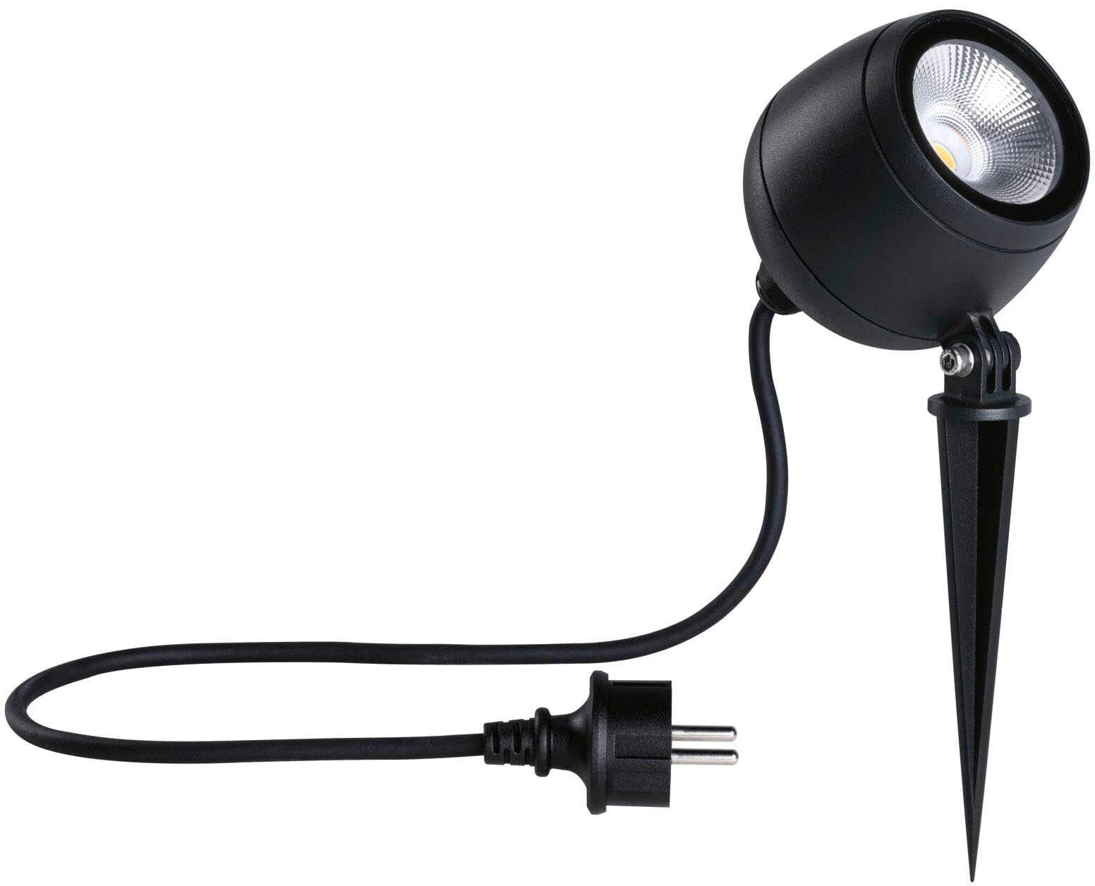 Paulmann LED Gartenstrahler »Kikolo«, 1 flammig, Outdoor 230V Spot Kikolo 60° 3000K anthrazit