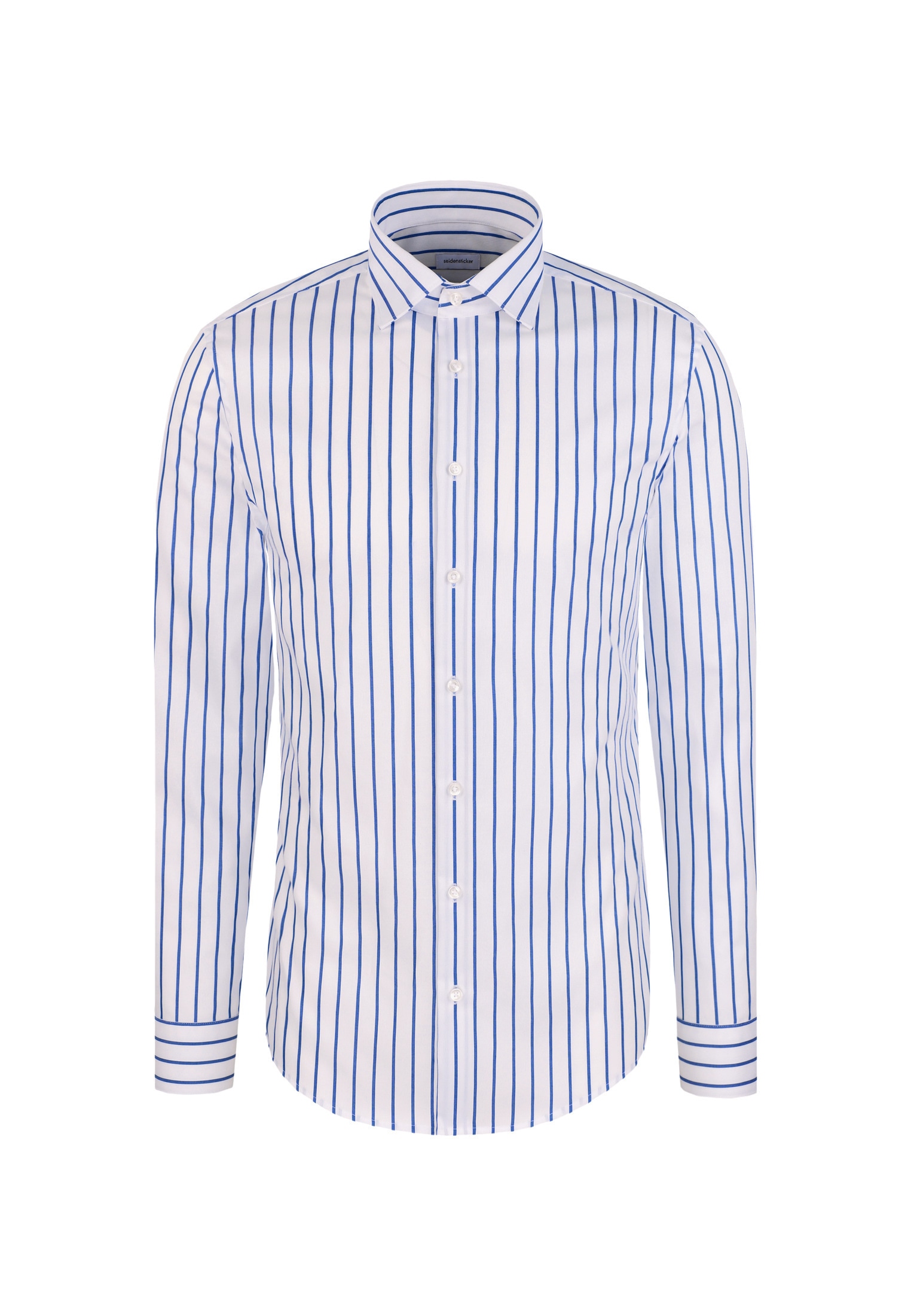 seidensticker Businesshemd »Schwarze Rose« Slim 1/1 Kentkragen Gestreift