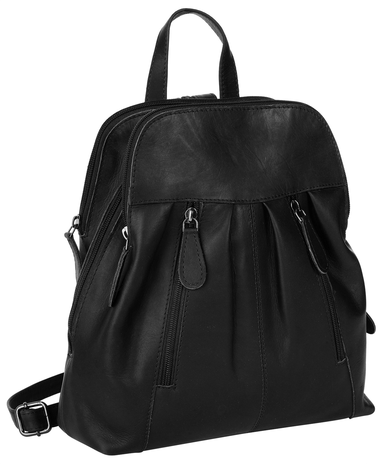 Cluty Cityrucksack, echt Leder