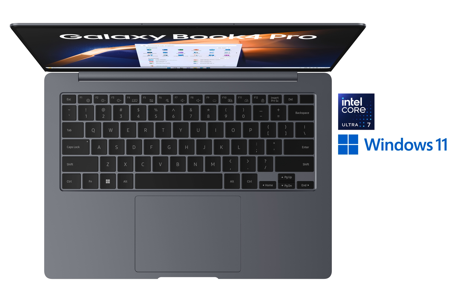 Samsung Notebook »NP940X Galaxy Book4 Pro 14''«, 35,6 cm, / 14 Zoll, Intel, Core Ultra 7, 512 GB SSD, Intel Core Ultra 7 Prozessor, 16 GB + 512 GB