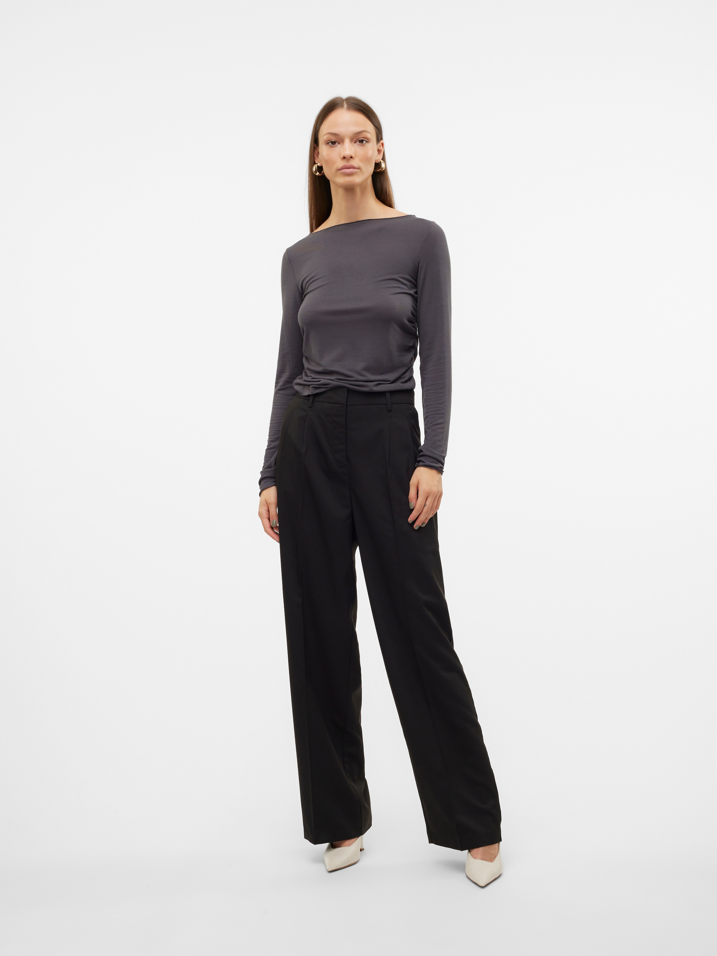 Vero Moda Anzughose »VMNILA MW LOOSE DAD PANT NOOS«