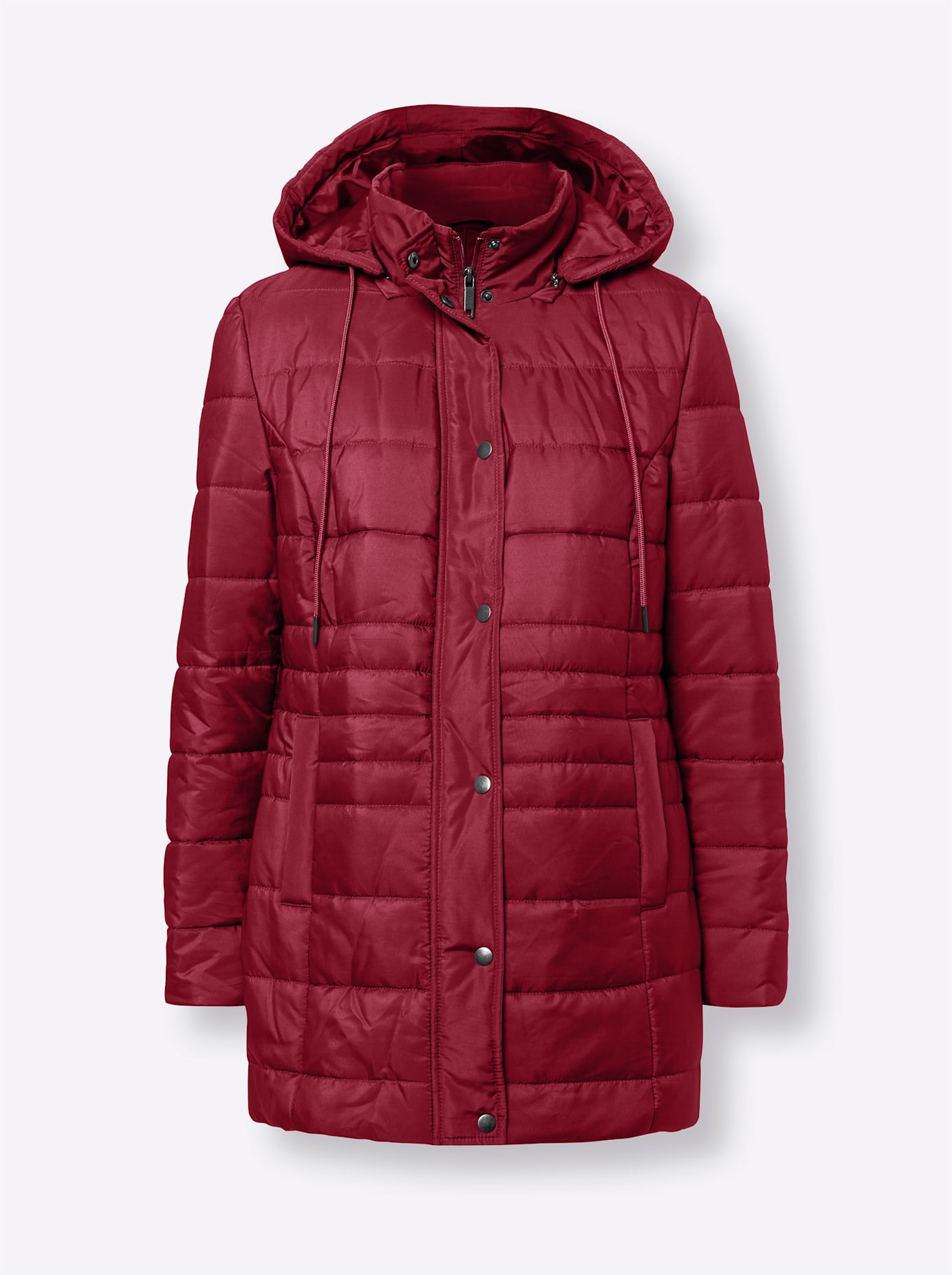 Classic Basics Steppjacke, mit Kapuze