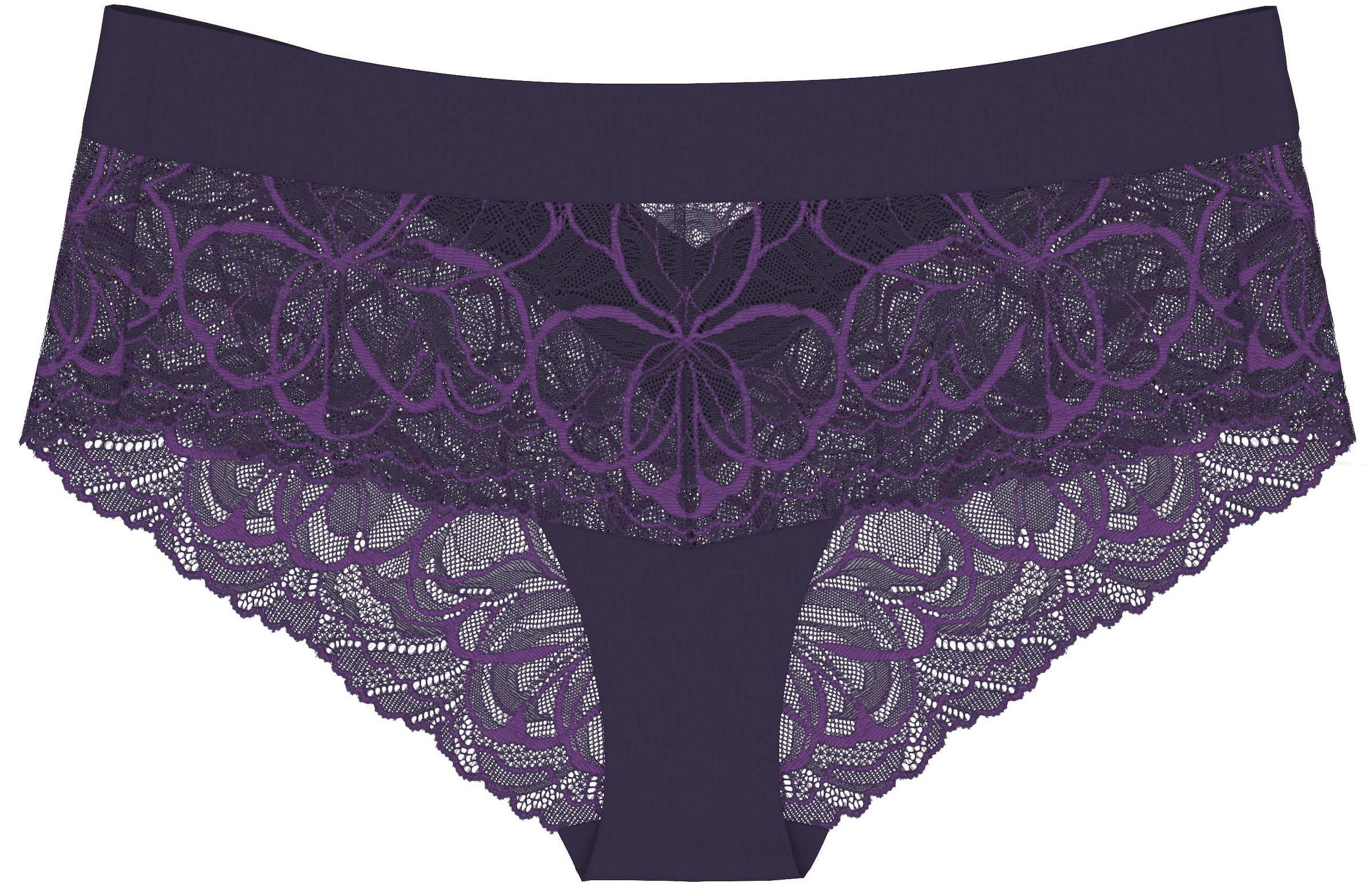 Triumph Panty »Body Make-Up Illusion Lace« florale Stretch-Spitze, glatter Bund, Mikrofaser, nahtlos