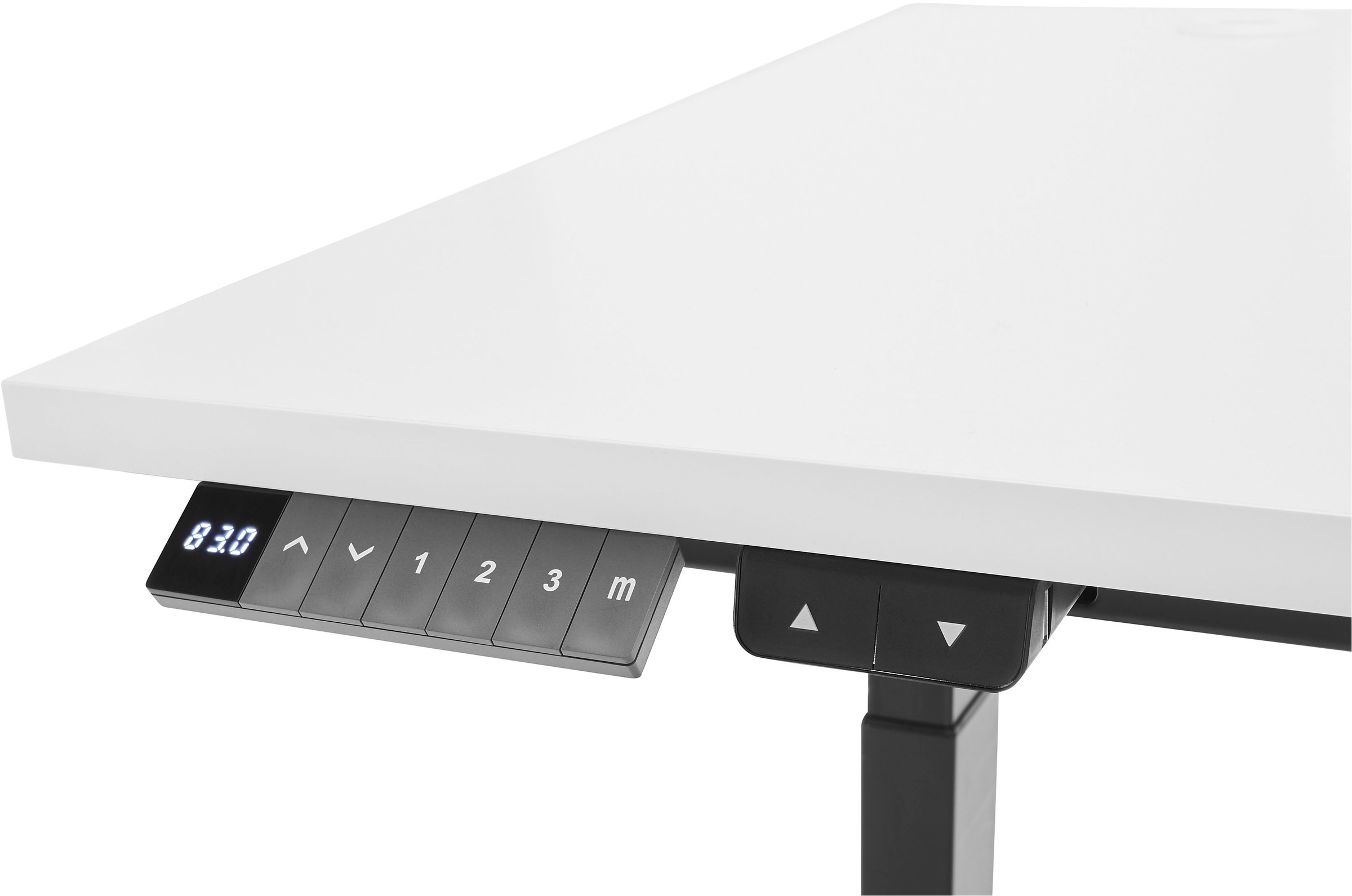 BEGA OFFICE Schreibtisch »Ben«, (1 St.), elektrisch höhenverstellbarer Desk, mit 3 Memory Tasten, Breite 120 cm