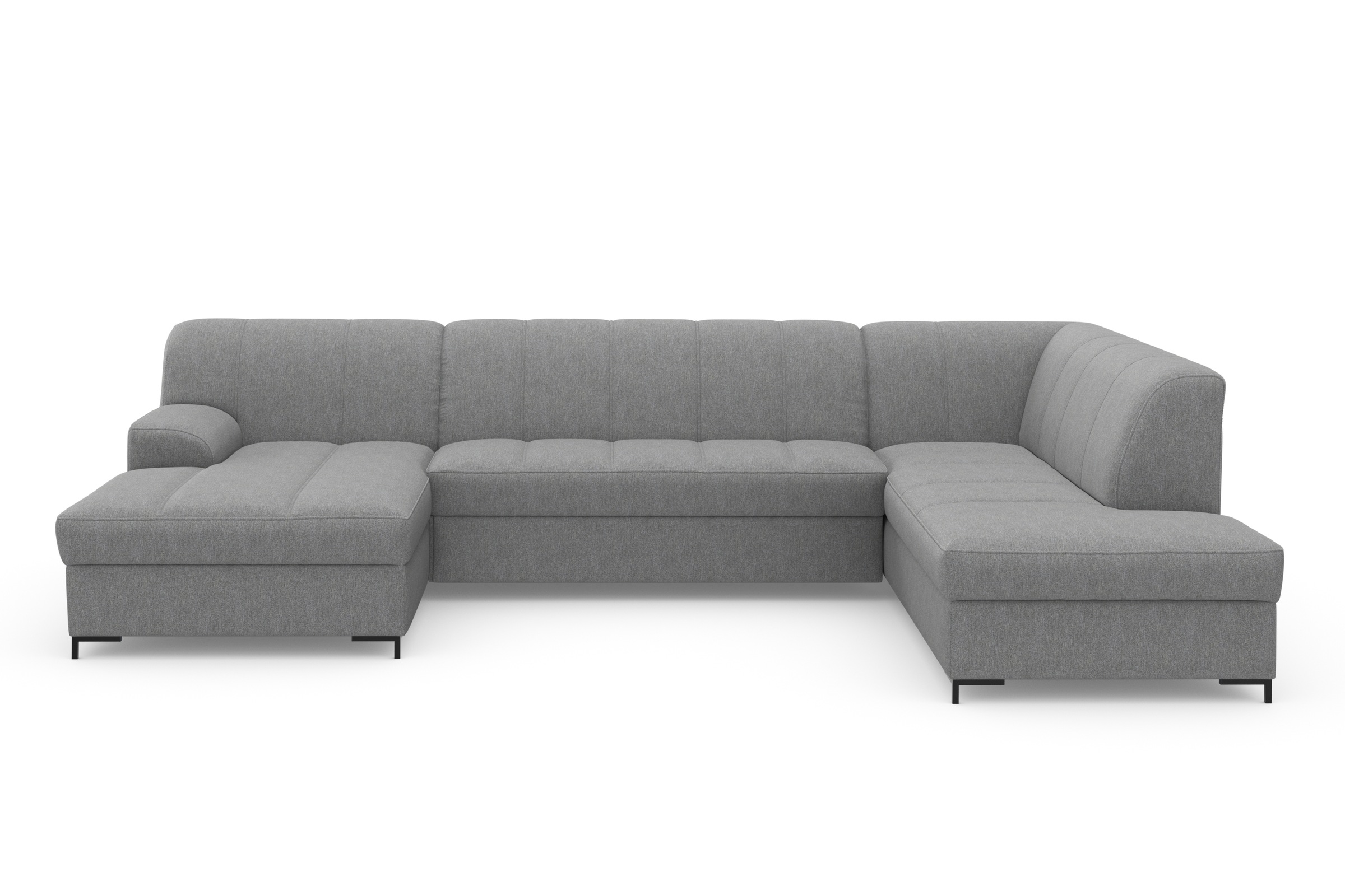 INOSIGN Wohnlandschaft »Balme, moderne Formensprache, zeitloses Design, U-Form«, Inkl. Zierkissen, wahlweise mit Bettfunktion