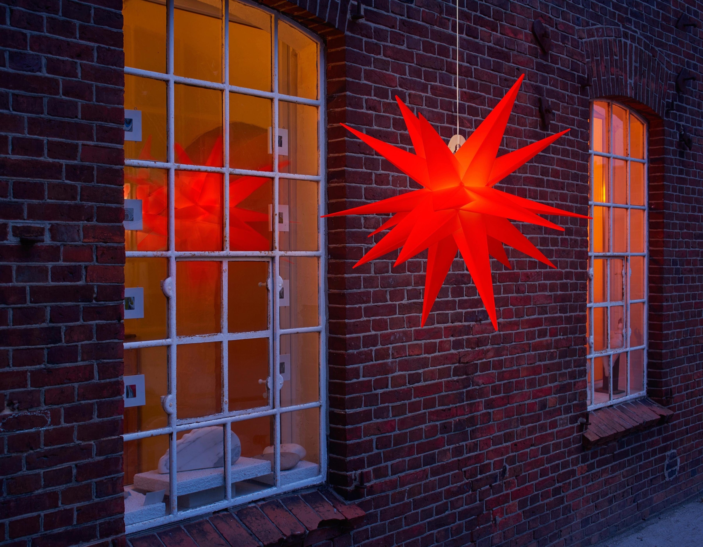 BONETTI LED Stern »Weihnachtsstern, 3D-Optik«, Ø 57 cm, mit  6-Stunden-Timer, Weihnachtsdeko aussen im OTTO Online Shop