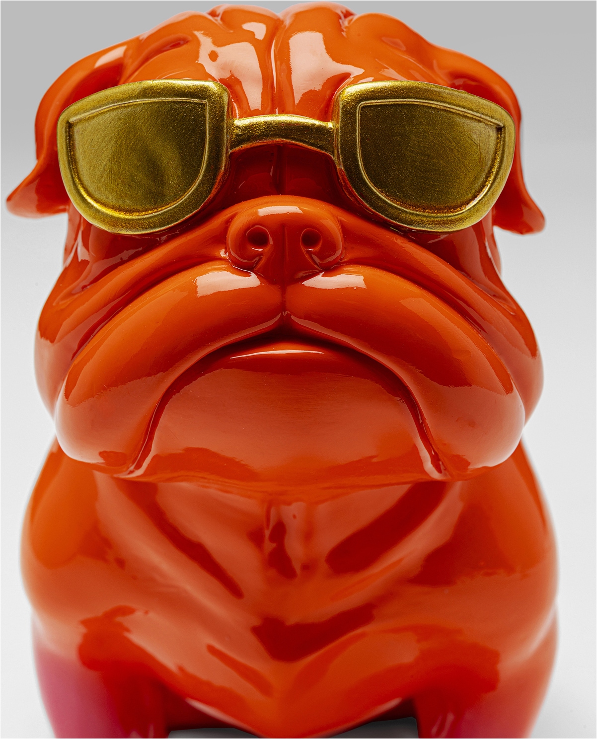 Kare Design Dekofigur »Fashion Dog Orange 17cm«