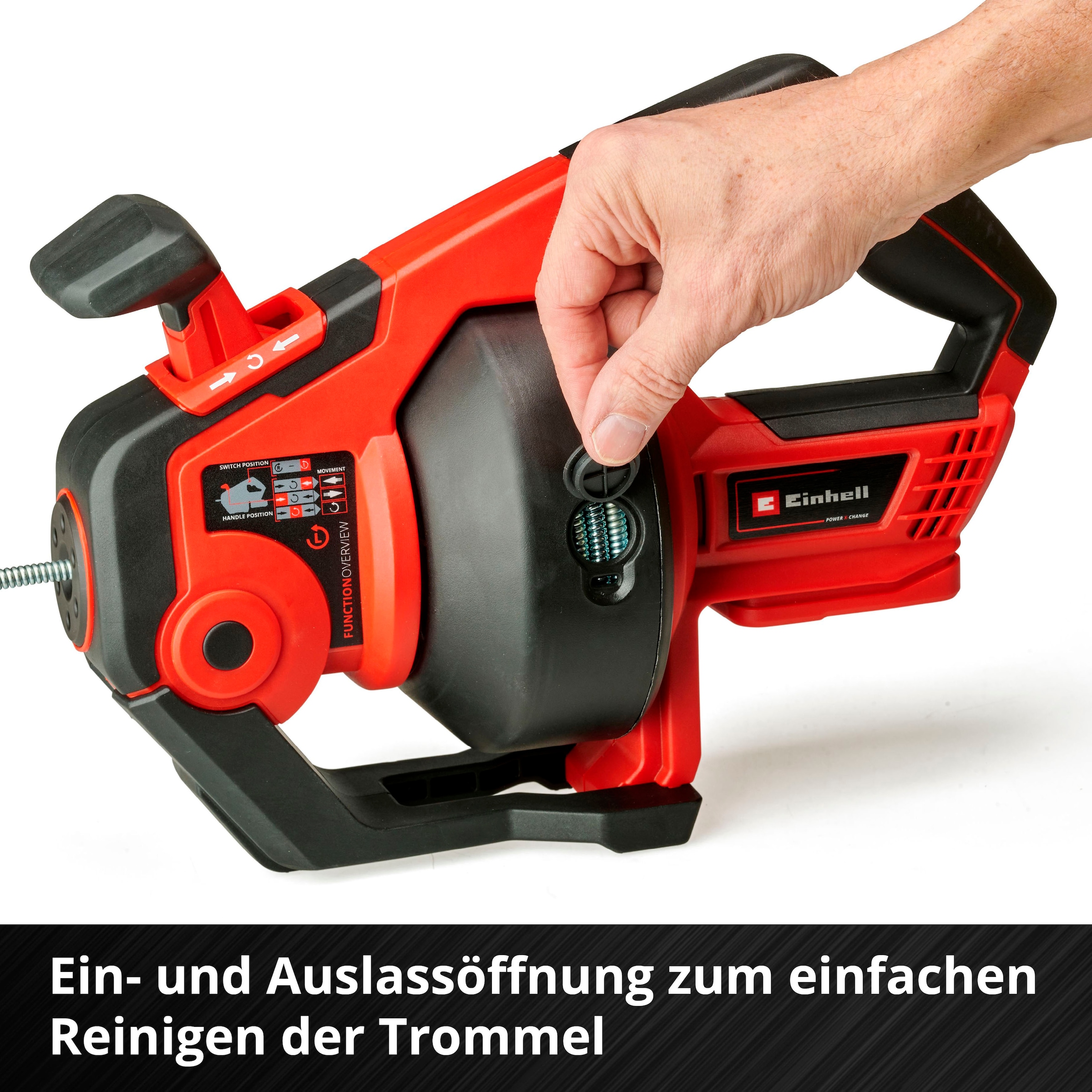 Einhell Rohrreinigungsspirale »Power X-Change  TE-DA 18/760 Li Solo« Power X-Change, ohne Akku und Ladegerät