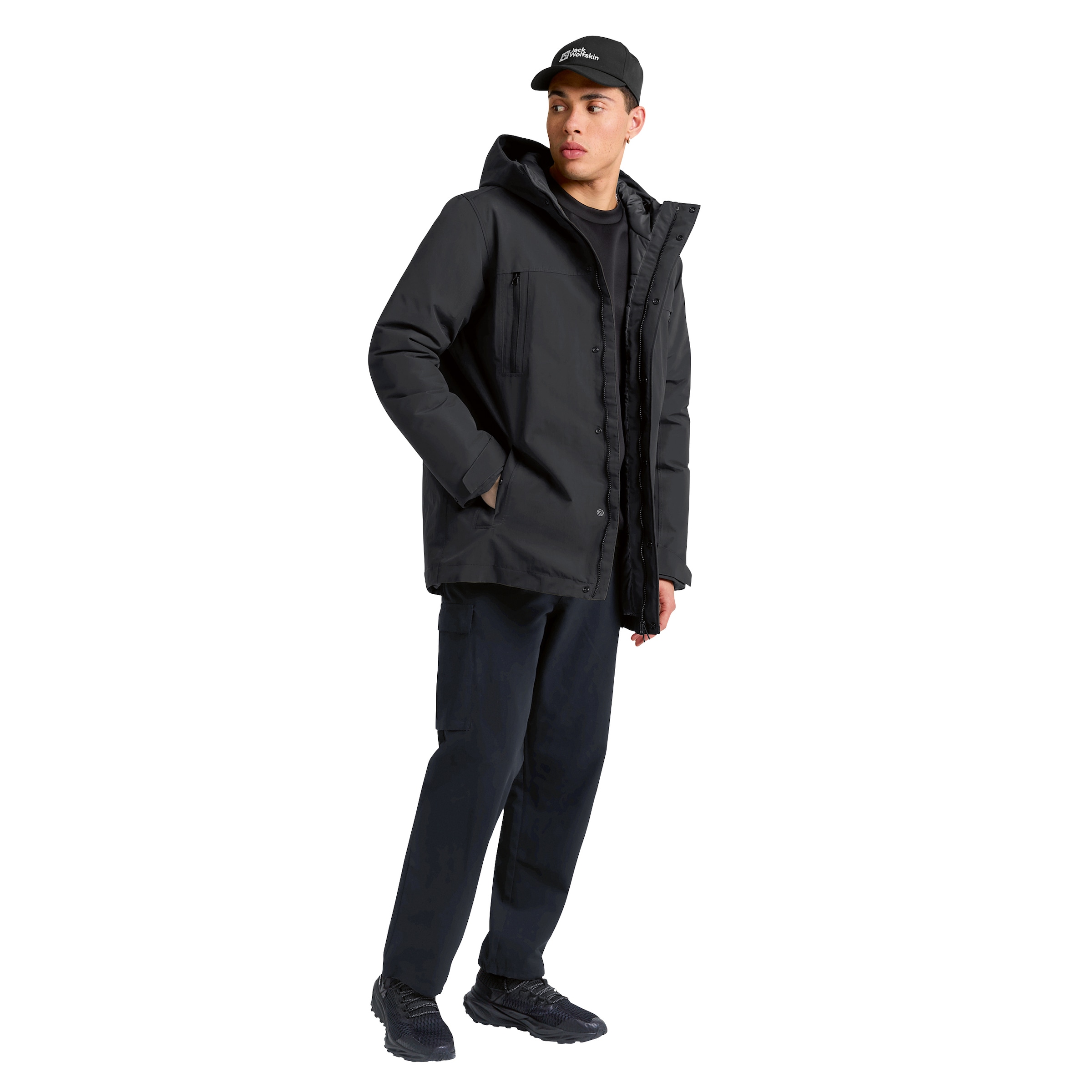 Jack Wolfskin Winterjacke »GLACIER SHIELD JKT M« mit Kapuze wasserdicht, winddicht, atmungsaktiv
