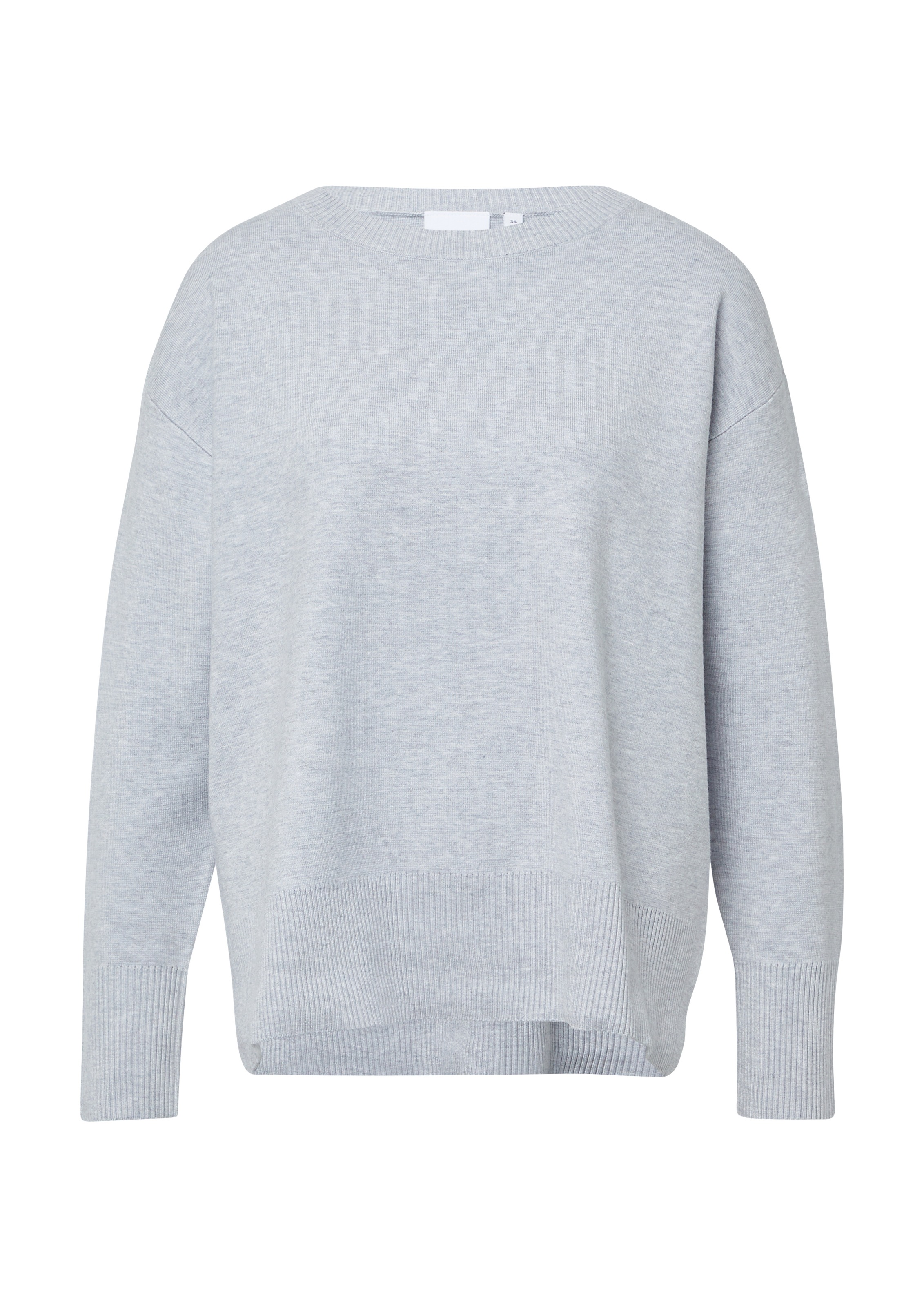 Comma Strickpullover mit Rippbündchen