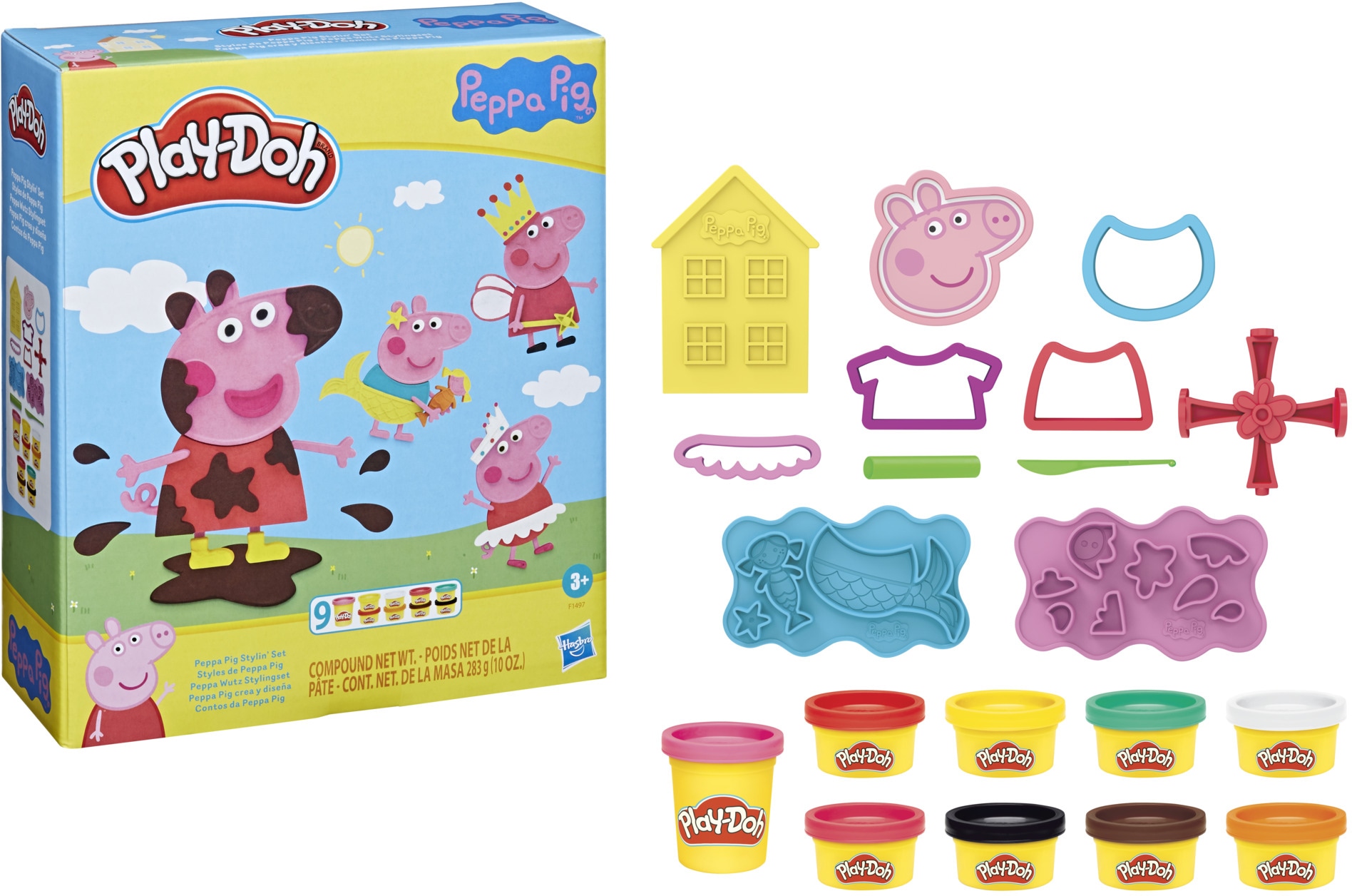 Knete »Play-Doh, Peppa Wutz Stylingset«