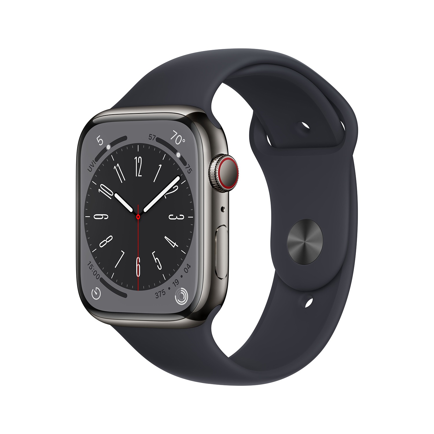 Apple Smartwatch »Series 8, GPS + Cellular, Edelstahl-Gehäuse, 45 mm mit... kaufen