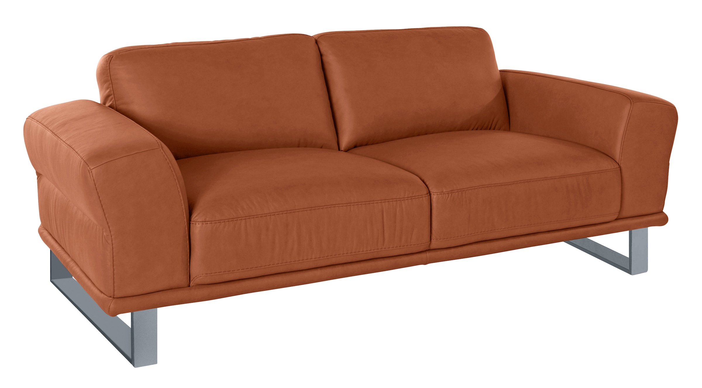 W.SCHILLIG 2,5-Sitzer »montanaa«, mit Metallkufen in Silber matt, Breite 212 cm
