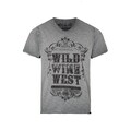Hangowear Trachtenshirt, Herren, mit Wild-Wine-West Print