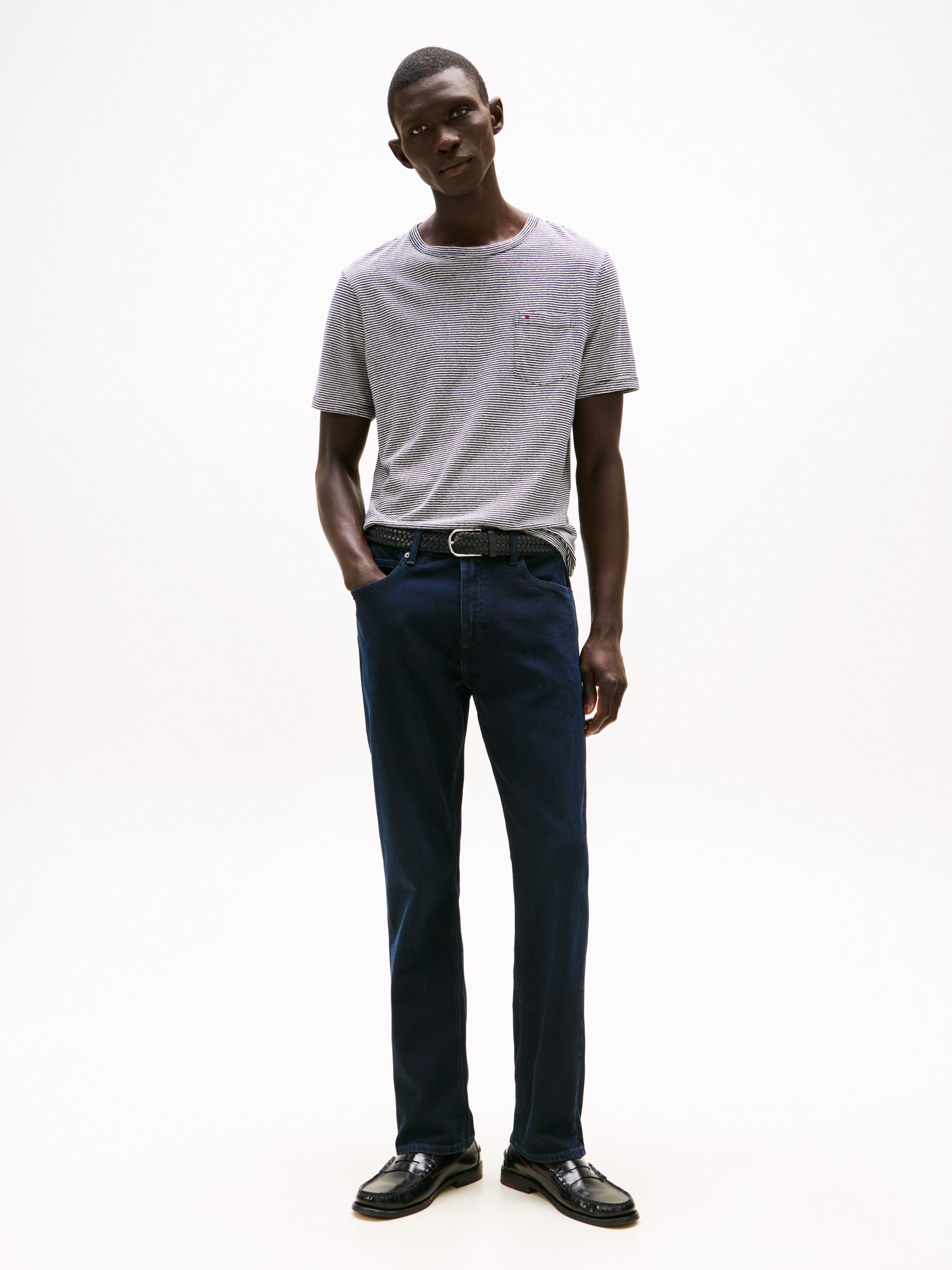 Tommy Hilfiger Straight-Jeans, in blauer Waschung