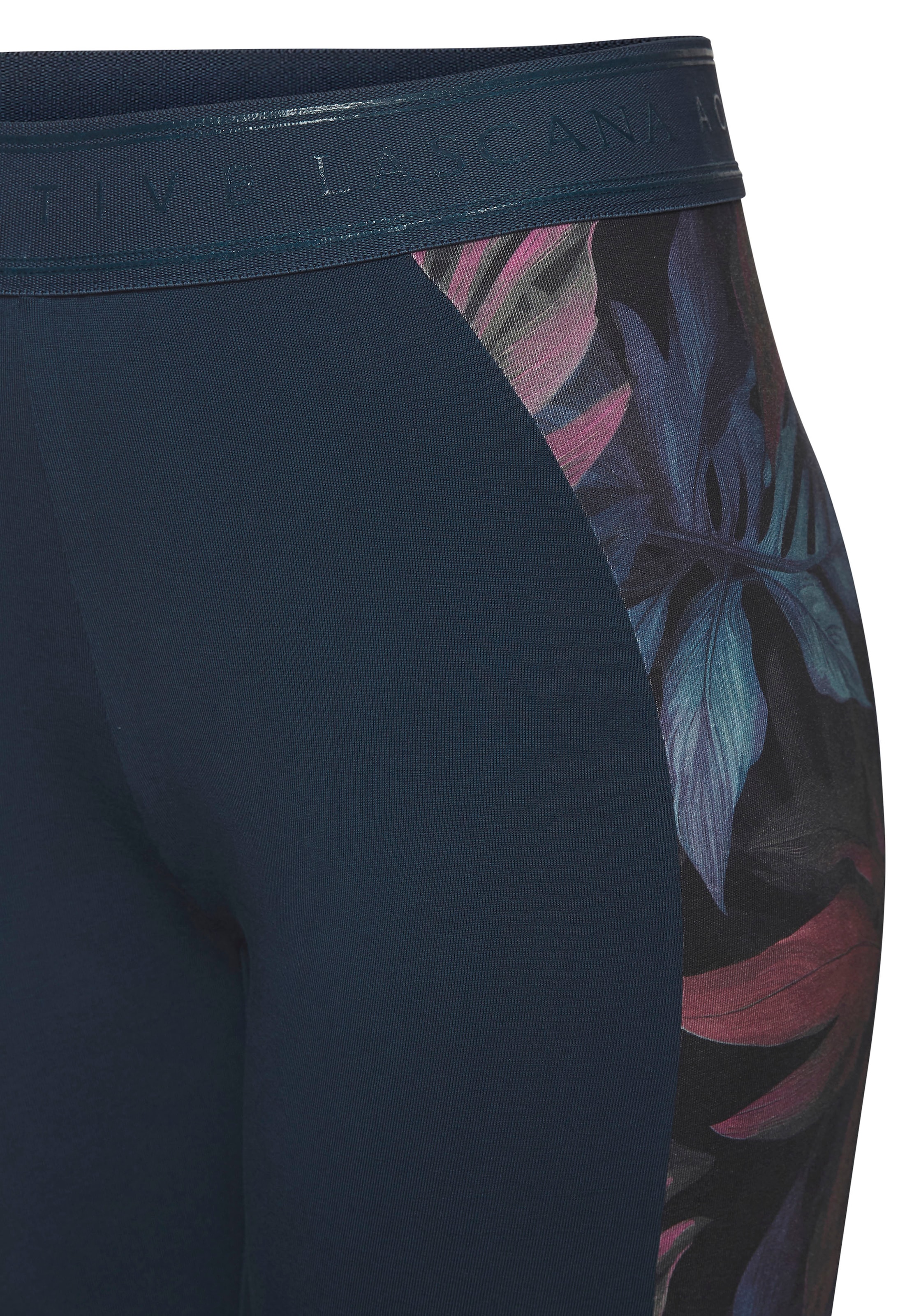 LASCANA ACTIVE Funktionsshorts, Sportshorts mit floralen Einsätzen