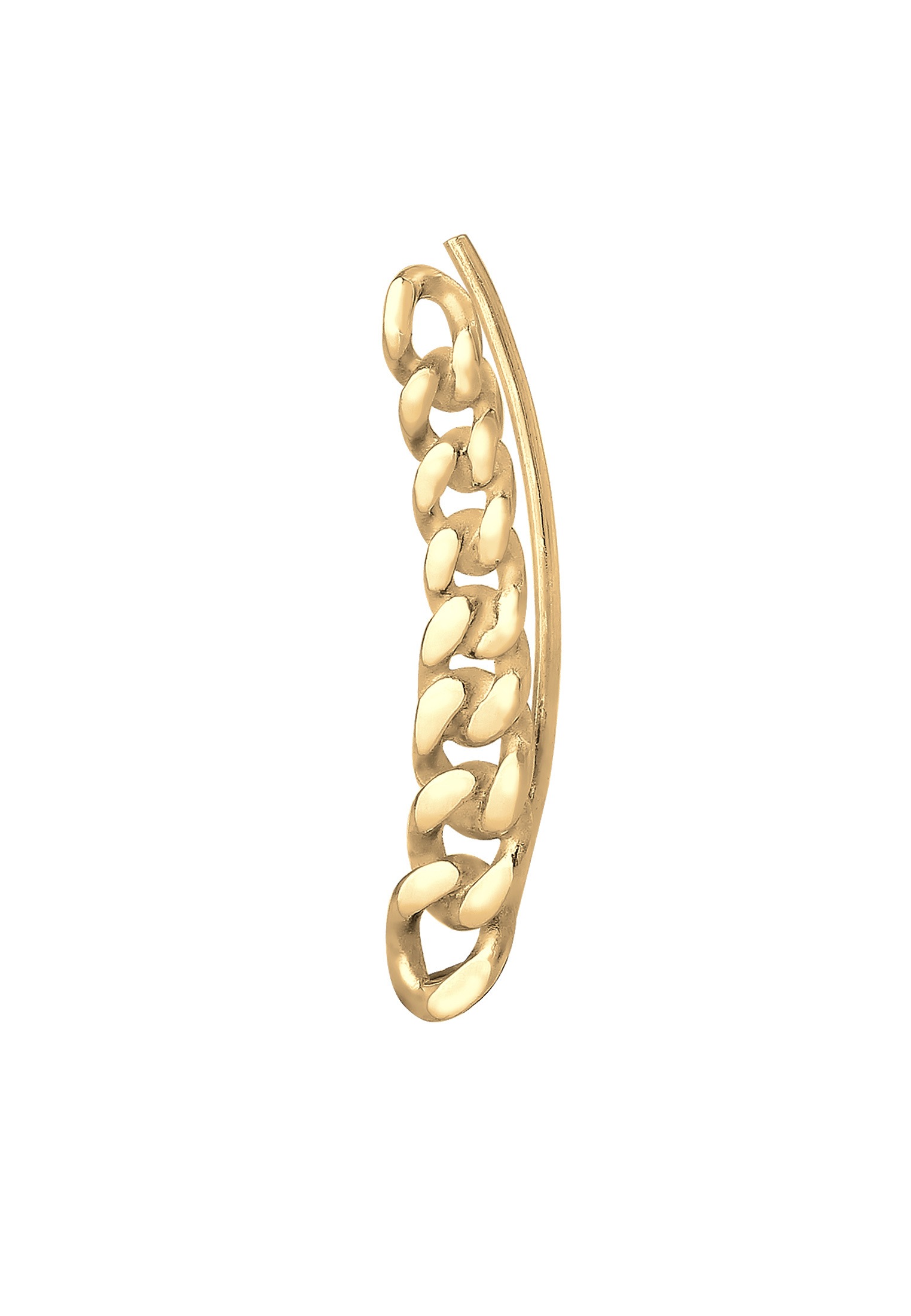 Elli Ohrklemme »Ohrringe Single Earclimber Panzerkette 925 Sterling Silver«
