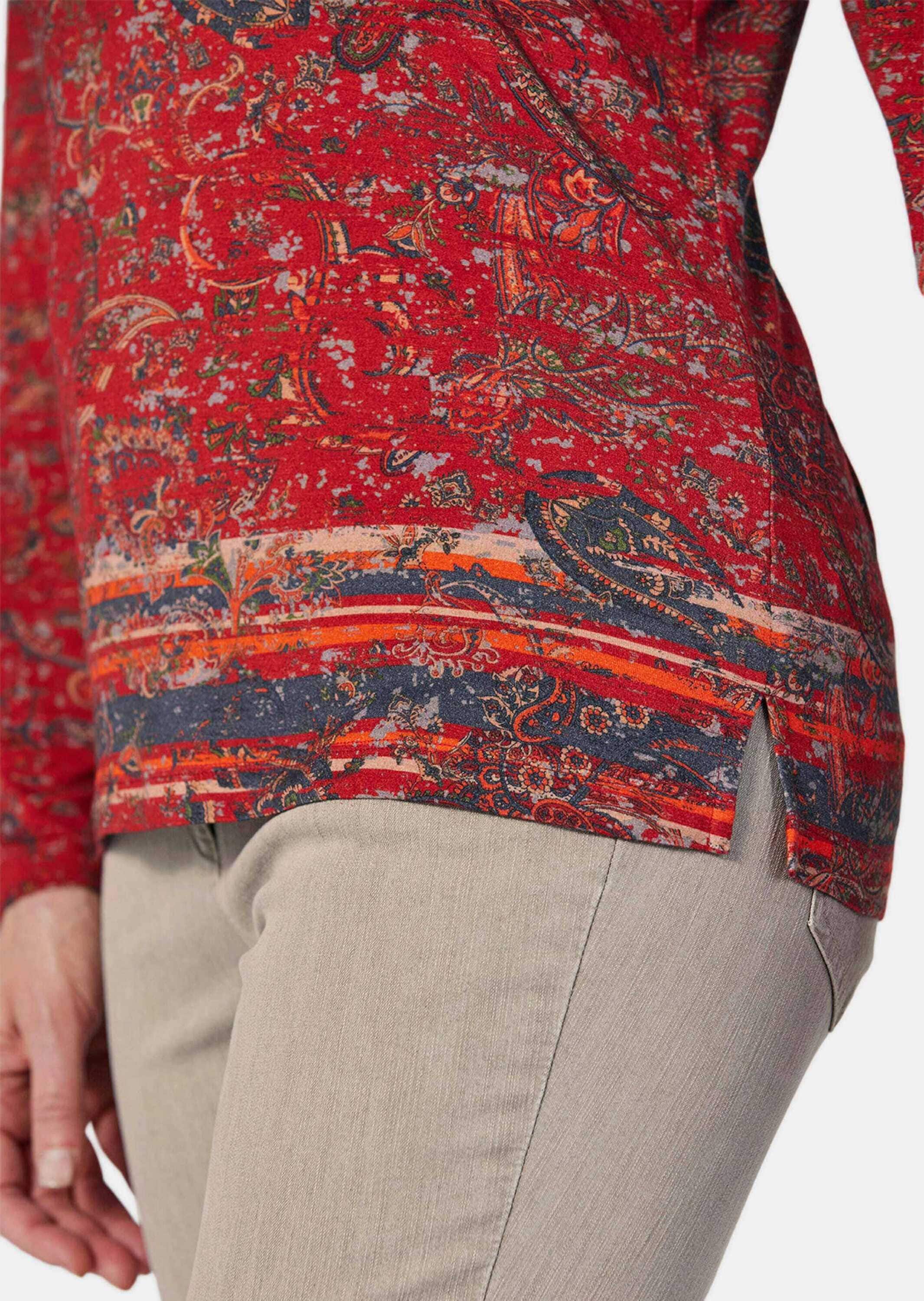 GOLDNER Print-Shirt »Langarmshirt Langarmshirt mit Paisleymuster«