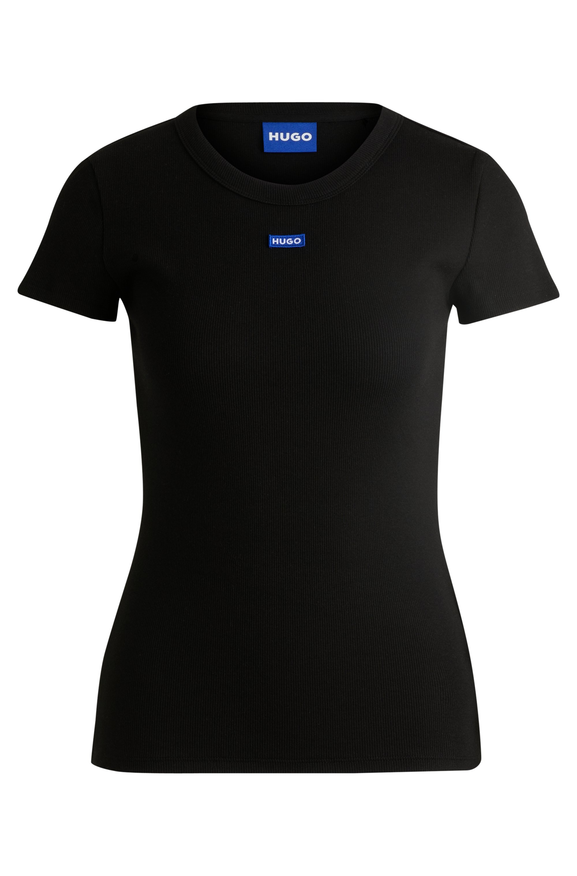 HUGO Blue T-Shirt »Easy Tee«, mit HUGO Aufnäher