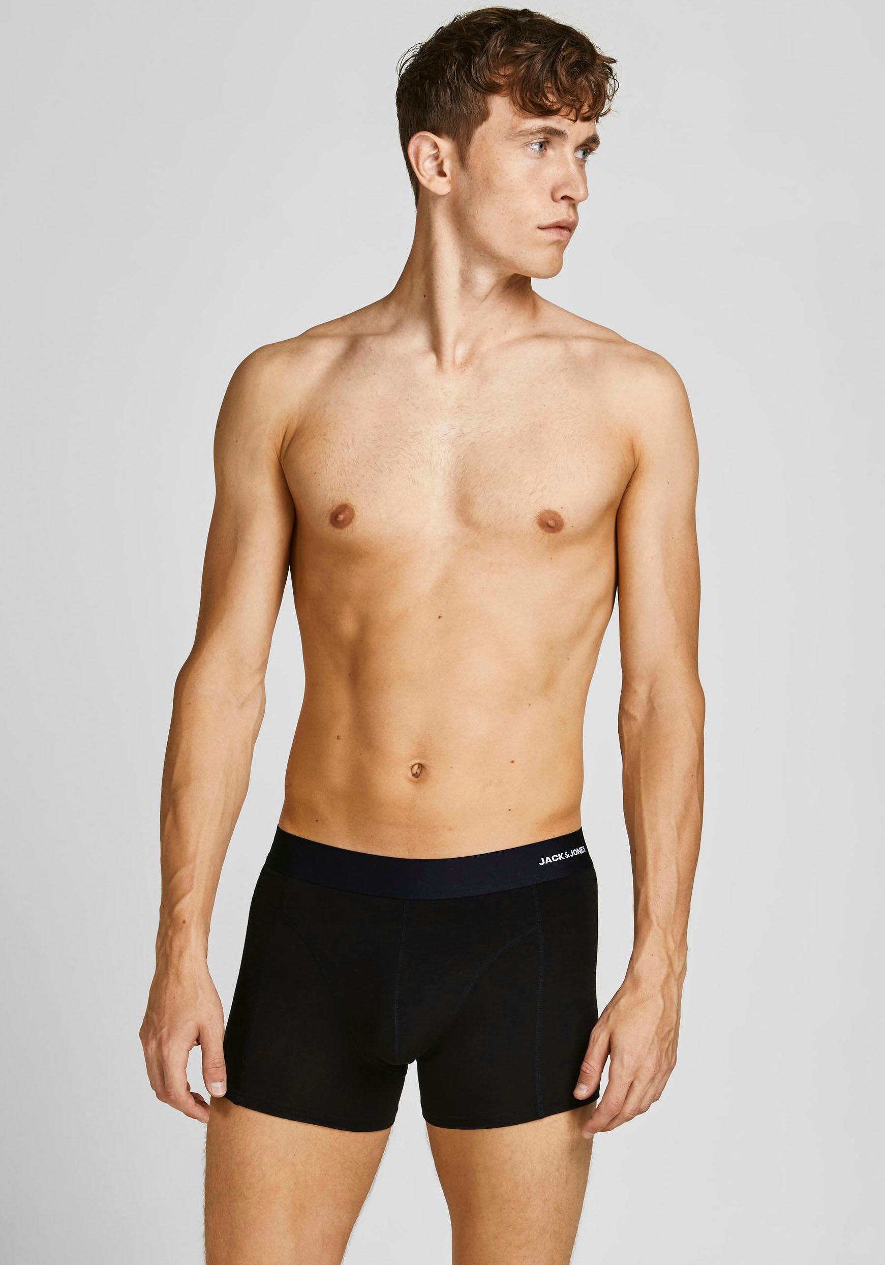 Jack & Jones Trunk »JACBASIC BAMBOO TRUNKS 3 PACK NOOS«, (Packung, 3 St.)