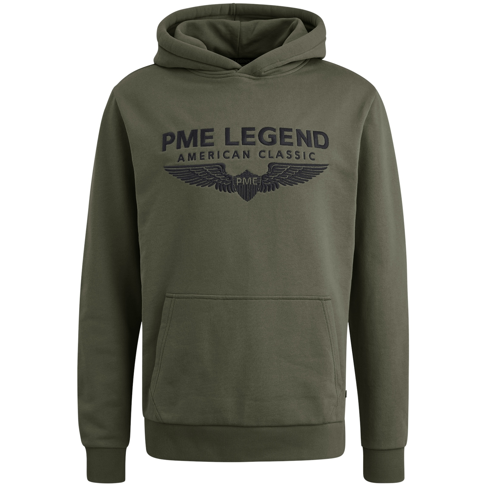 PME LEGEND Kapuzensweatshirt »Hooded soft terry with logo«, mit Logostickerei