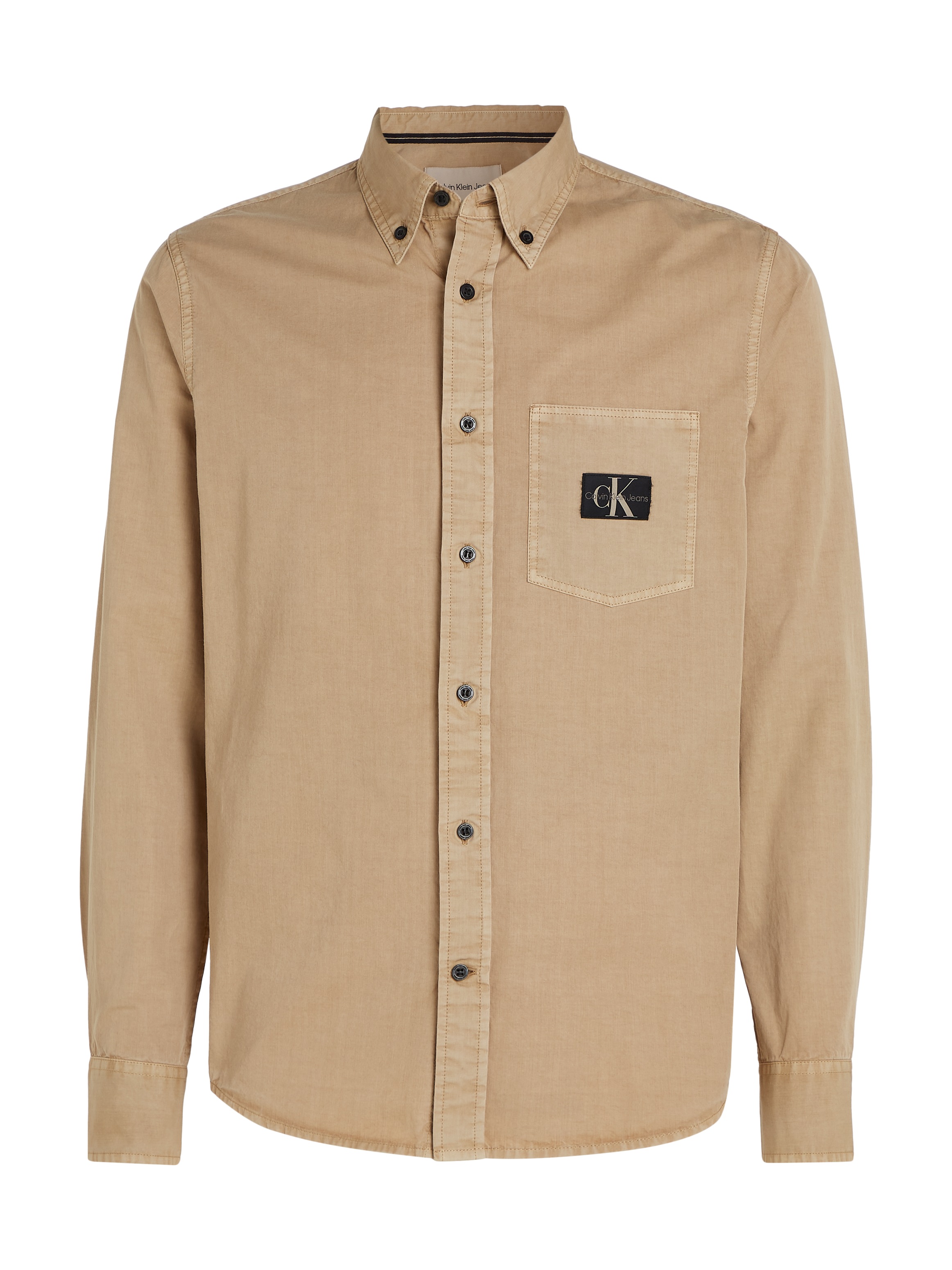 Calvin Klein Jeans Langarmhemd »REGULAR SHIRT«, mit Logopatch