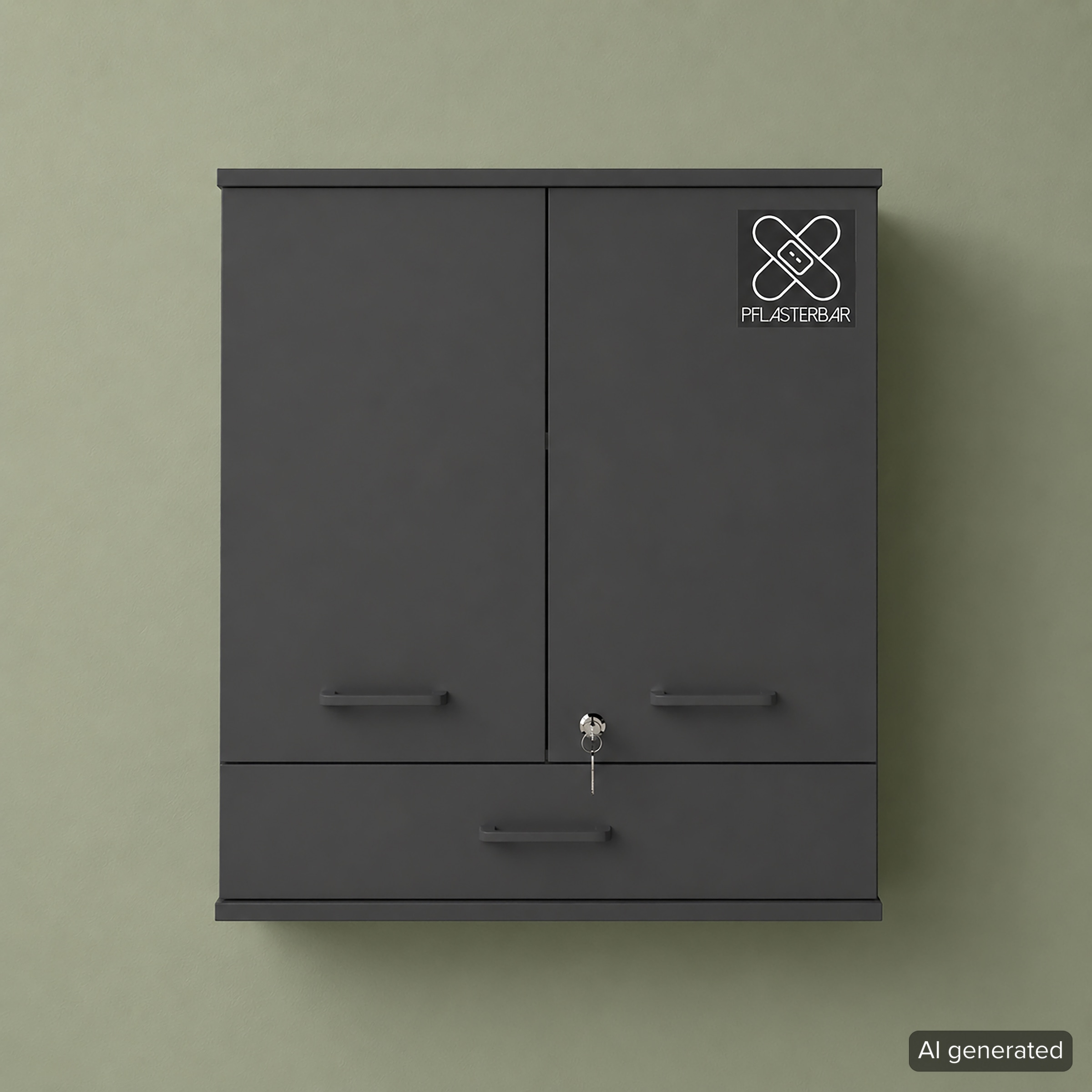 Schildmeyer »Galeno, mit 3 verschiedenen Aufklebern, Breite 30 cm, Made in Germany« 1 Stk. tlg. Auswahl aus 3 verschiedenen Aufklebern zum Anbringen, Made in Germany