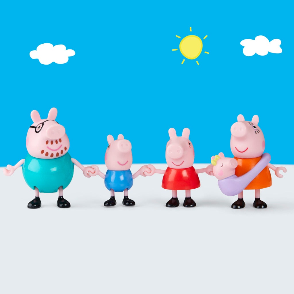 Hasbro Spielfigur »Peppa Pig Peppas fünfköpfige Familie«
