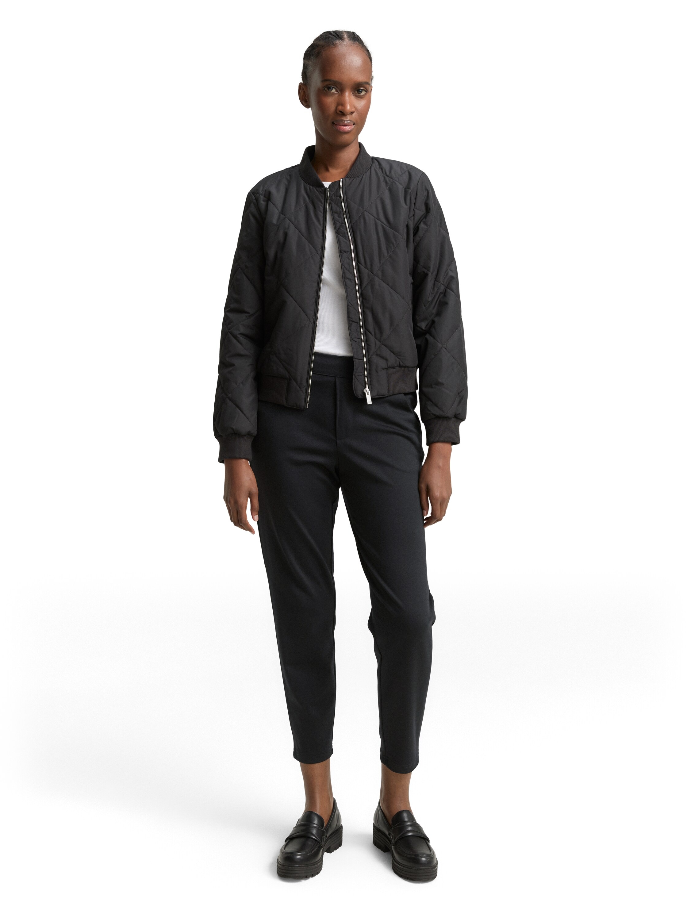 TOM TAILOR Denim Leggings, in Lederoptik
