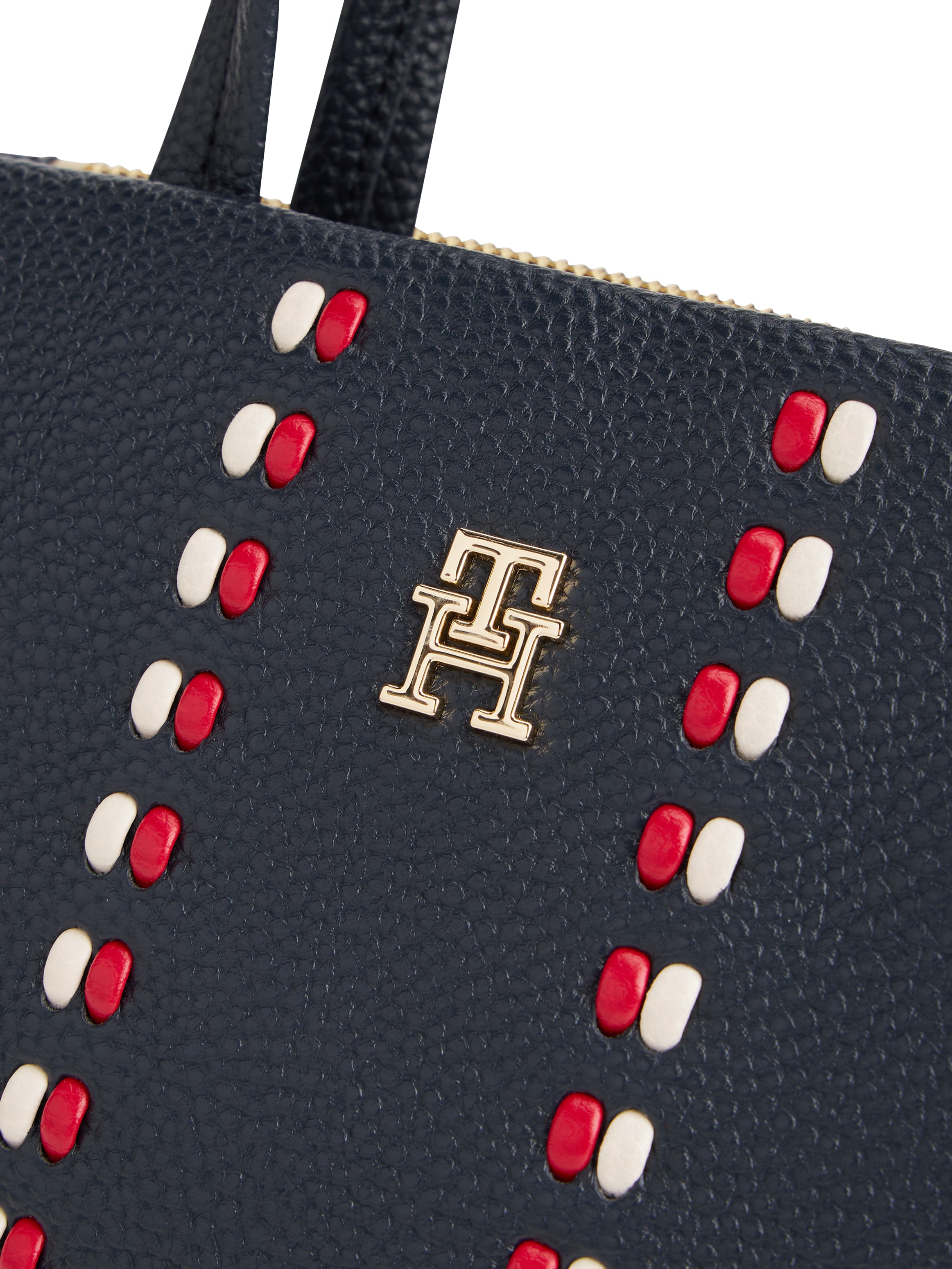 Tommy Hilfiger Satchel »TH TIMELESS MINI SATCHEL« , Damen Umhängetasche, Tragetasche mit farbigen Details