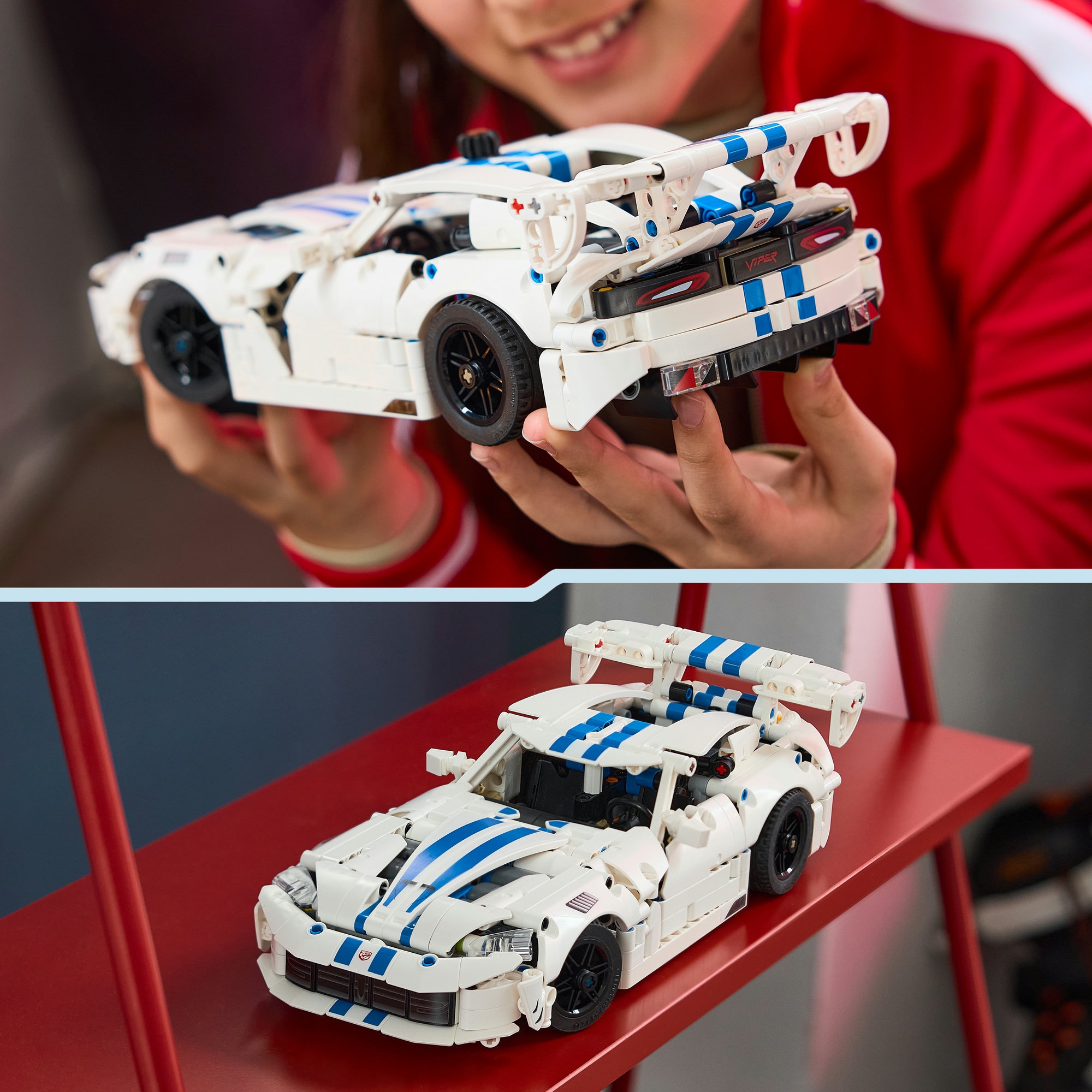 LEGO® Konstruktionsspielsteine »Dodge Viper GTS-R Sportwagen (42234), LEGO Technic« Made in Europe