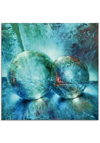 Artland Glasbild »Zwei blaue Murmeln_«, Muster, (1 St.), in verschiedenen Größen kaufen