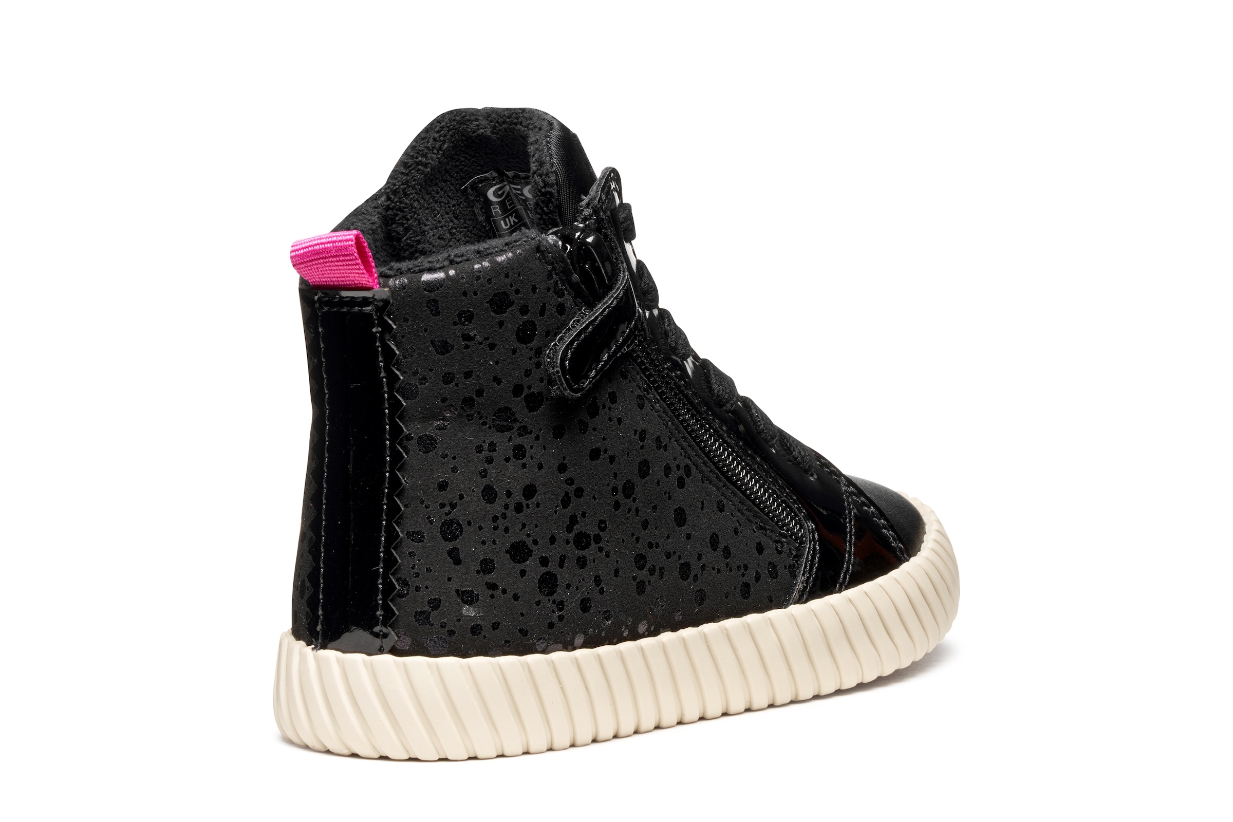 Geox Sneaker »J MIRROLESS GIRL«  Schnürboots mit Warmfutter, Größenschablone zum Download