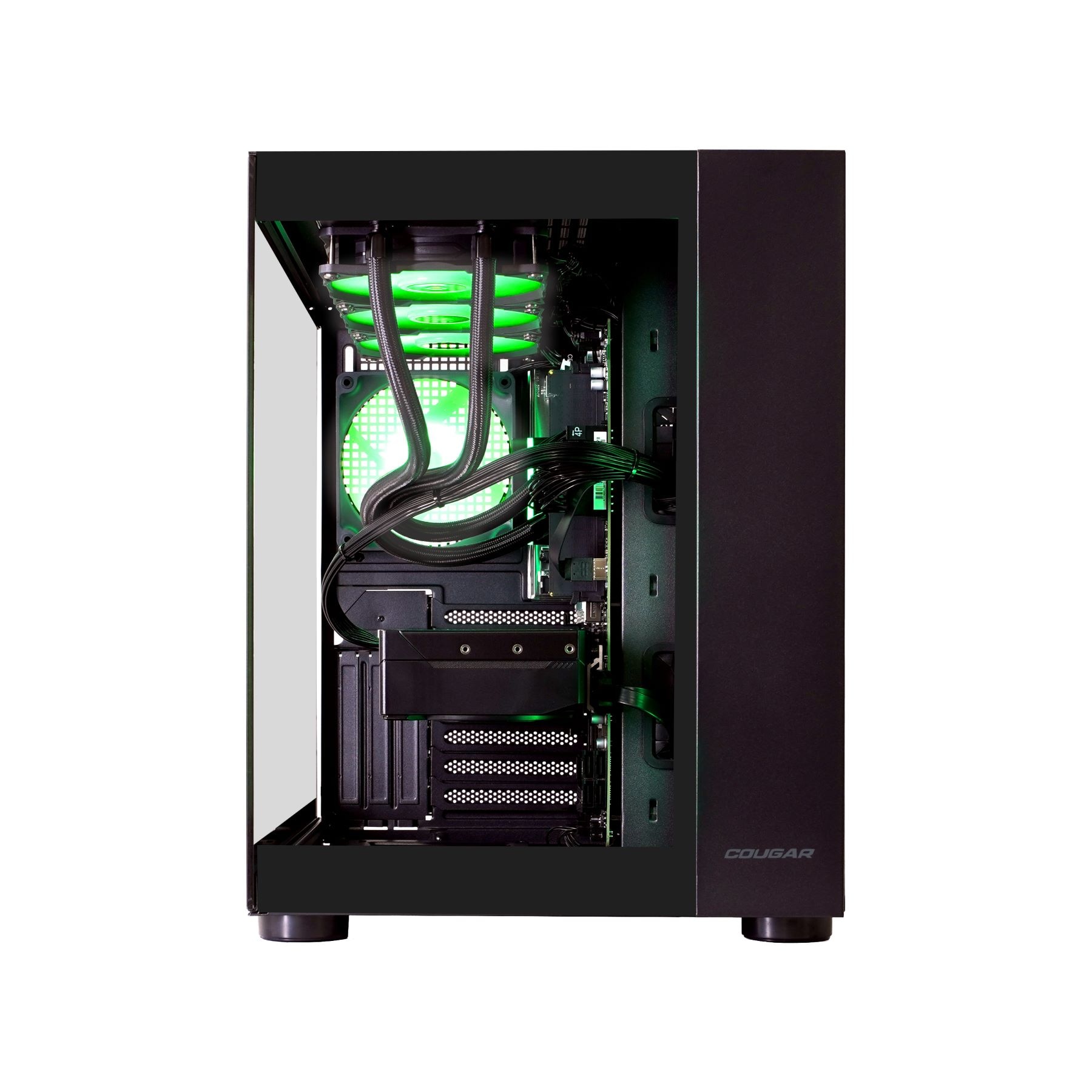 Cougar Gaming-PC-Komplettsystem »FV150 BK SET2659 Intel Core Ultra 5 245KF RTX 5060Ti 32GB DDR5 1TB SSD« 32 ″ Intel® Core Ultra 5 GeForce RTX™ 5060Ti 32 GB RAM 1.000 GB SSD Windows 11, DDR5 RAM + 32" AOC CQ32G4VE Curved Gaming-Monitor