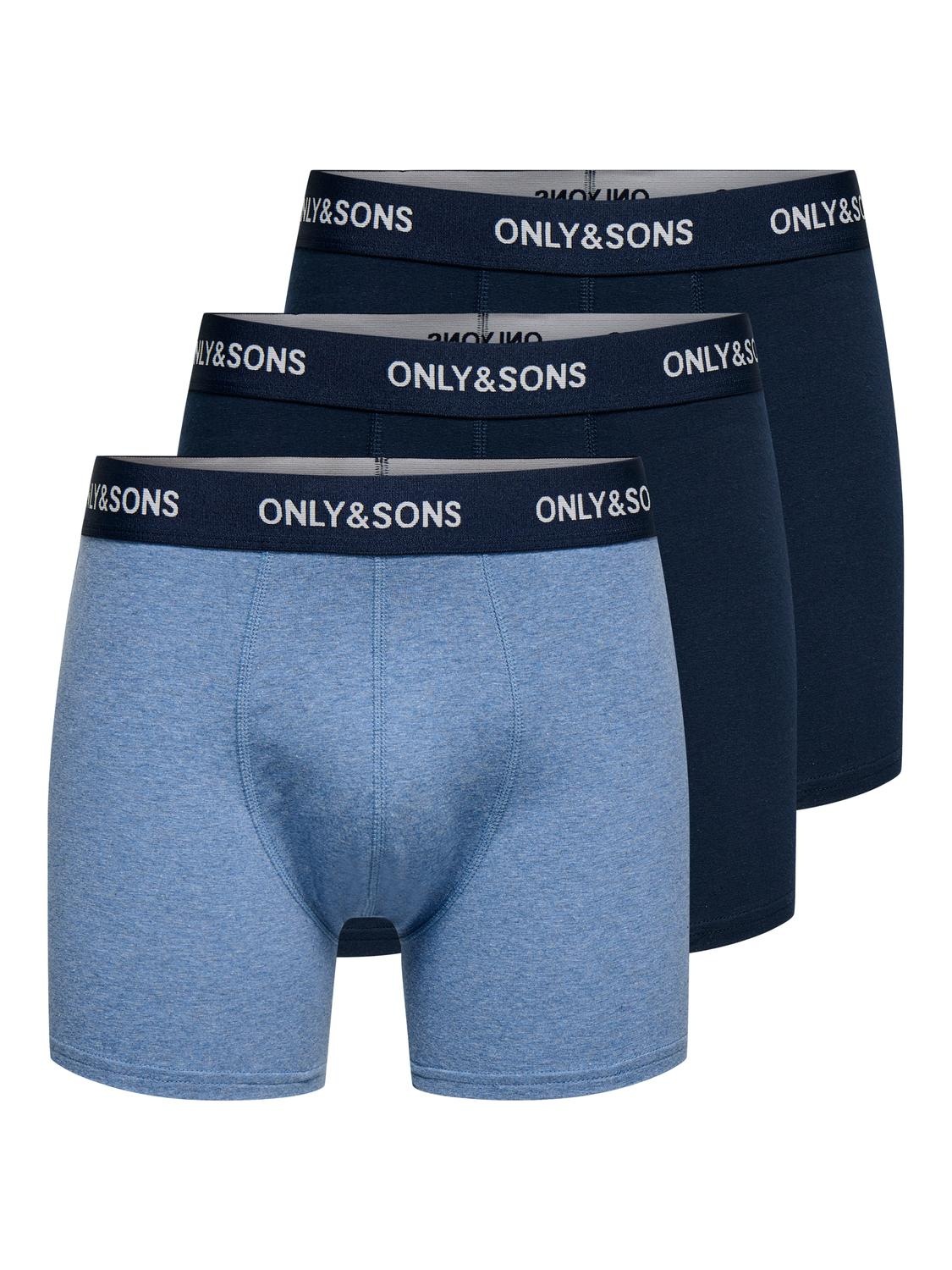 ONLY & SONS Trunk »ONSFITZ SOLID BLACK TRUNK 3PACK NOOS« Packung, 3 Stk.