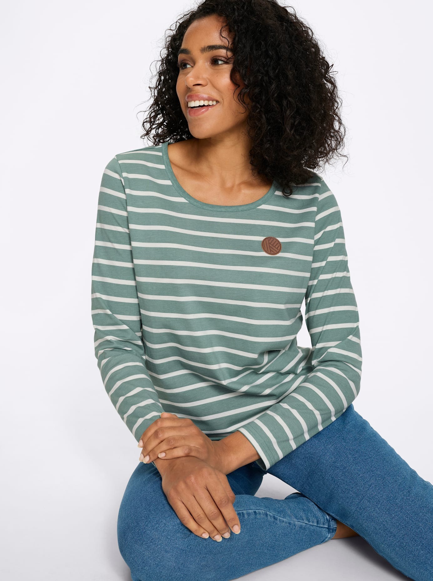 Classic Basics Langarmshirt »Ringelshirt« 1