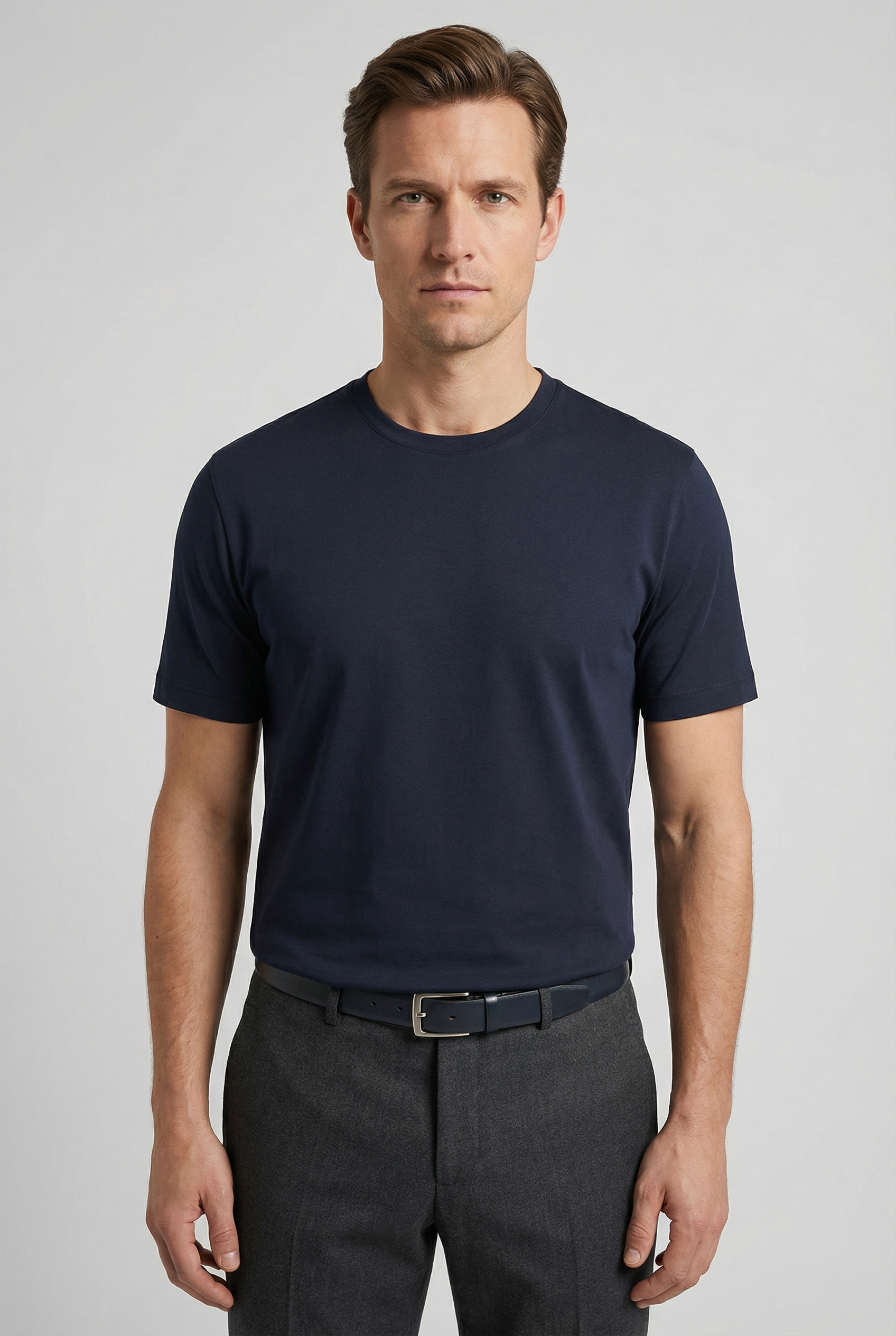 OLYMP T-Shirt basic, normale Passform, Rundhals