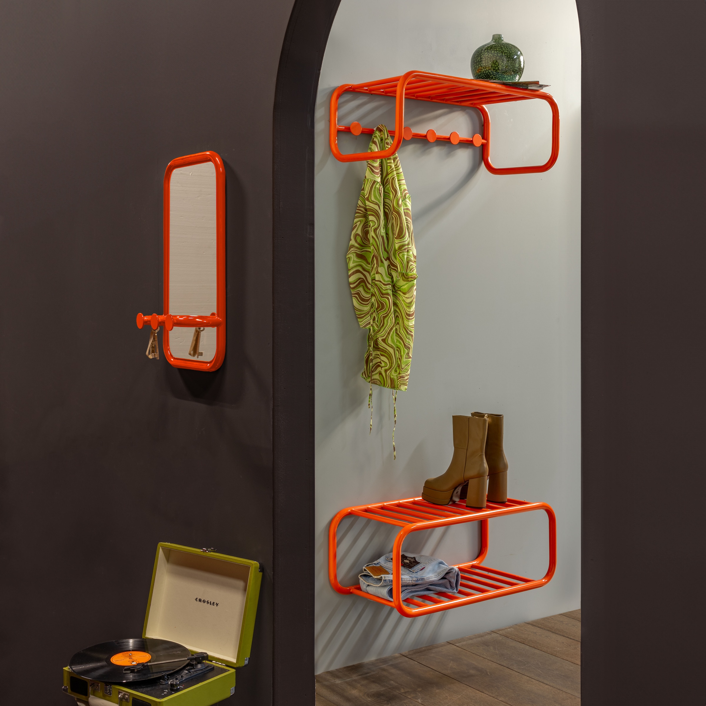 Spinder Design Garderobenleiste »RETRO Garderobe«, (1 St.)