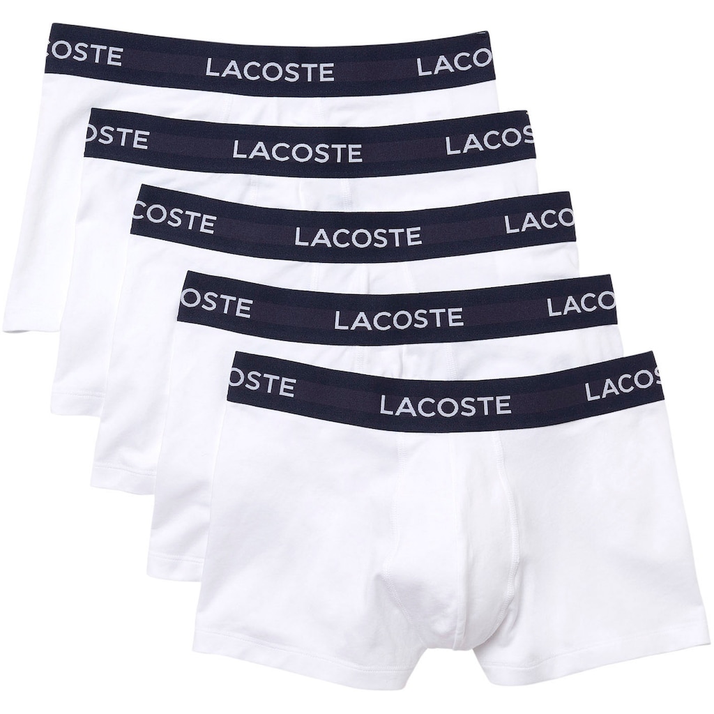 Lacoste Boxershorts, (Packung, 5 St., 5er-Pack)