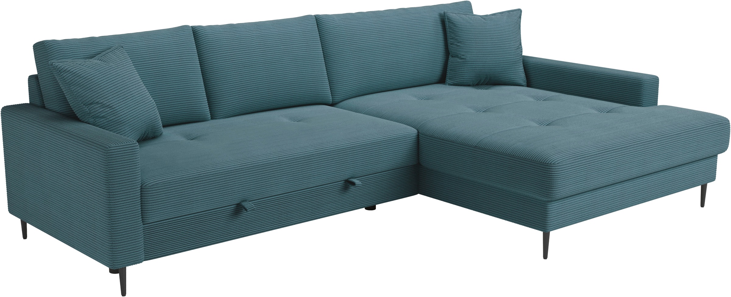 Trends by HG Ecksofa »Summer, B: 284 cm, mit Schlaffunktion und Wellenfederung«