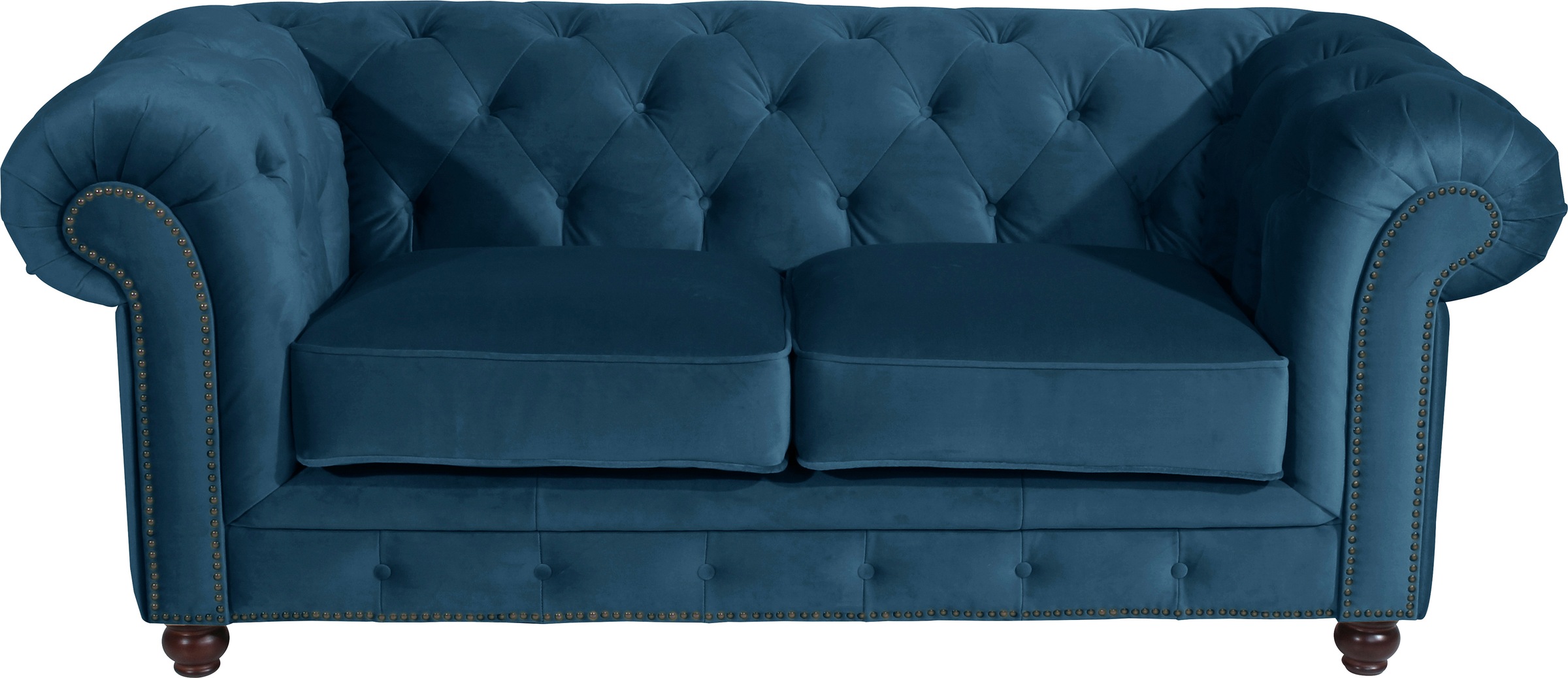 Max Winzer® Polstergarnitur »Old England Chesterfield, hochwertig und elegant«, (3 tlg.), mit edler Knopfheftung, 3-tlg.